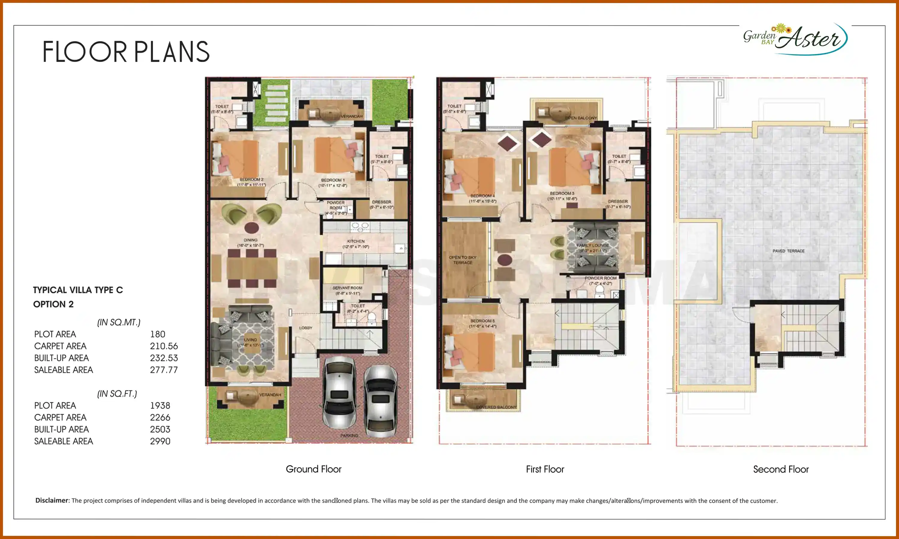 2990 Sqft