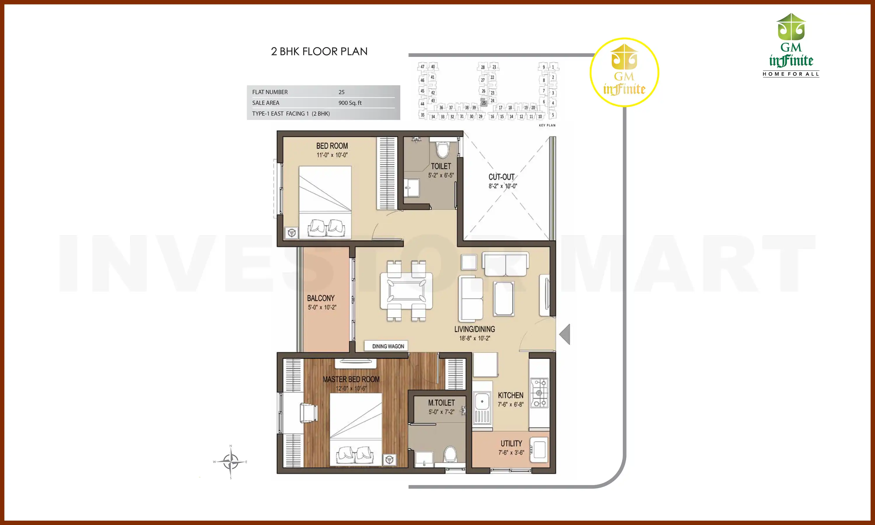 900 Sqft