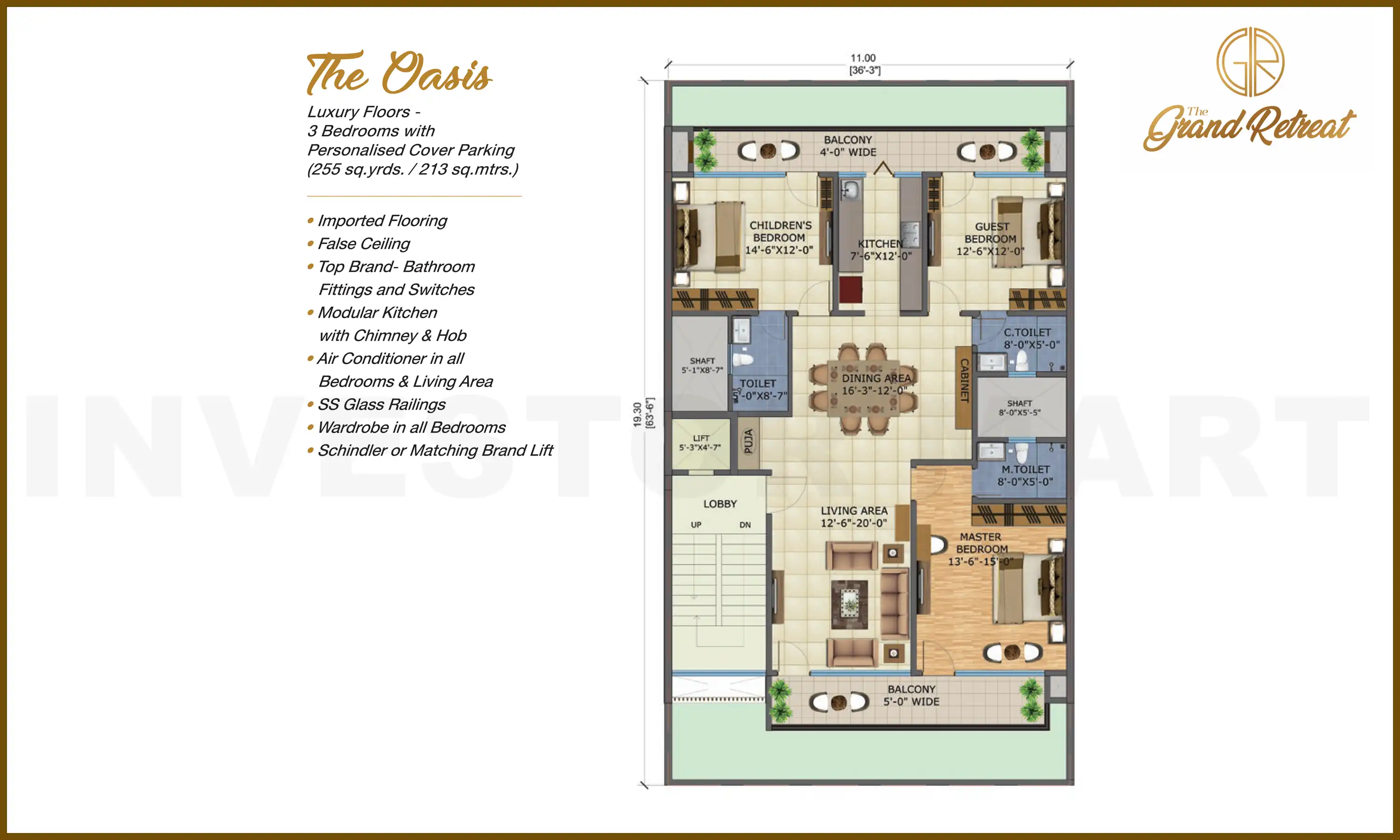 255 Sqft