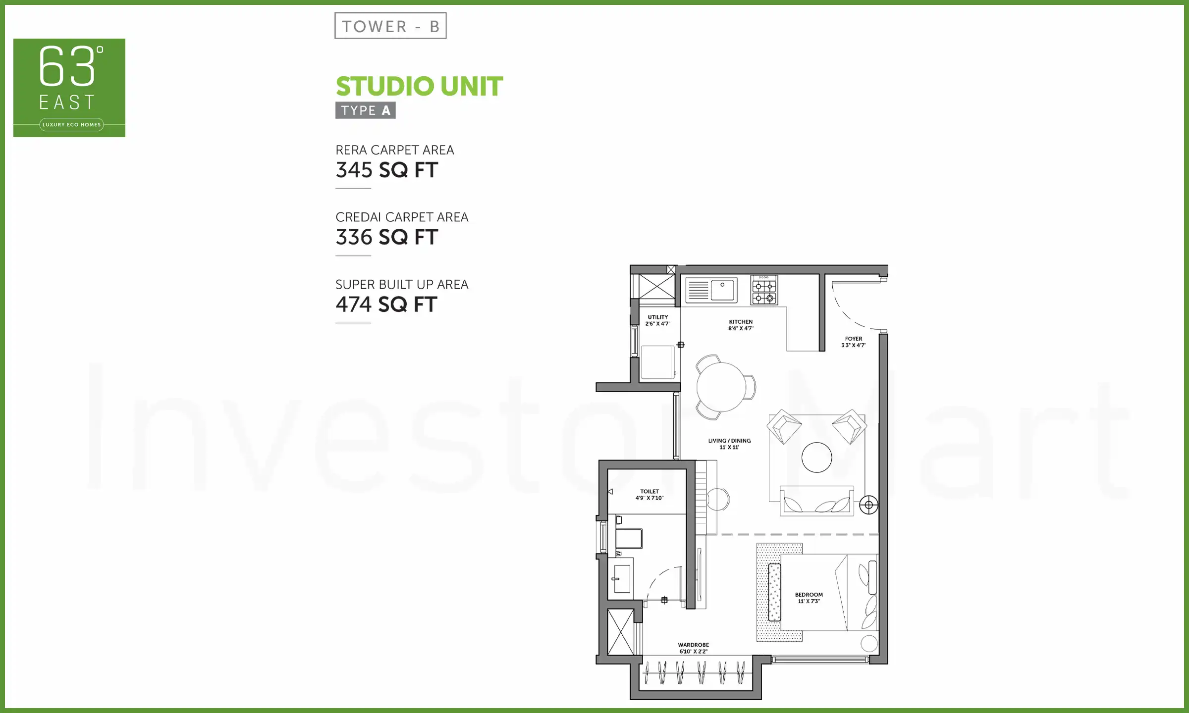474 Sqft