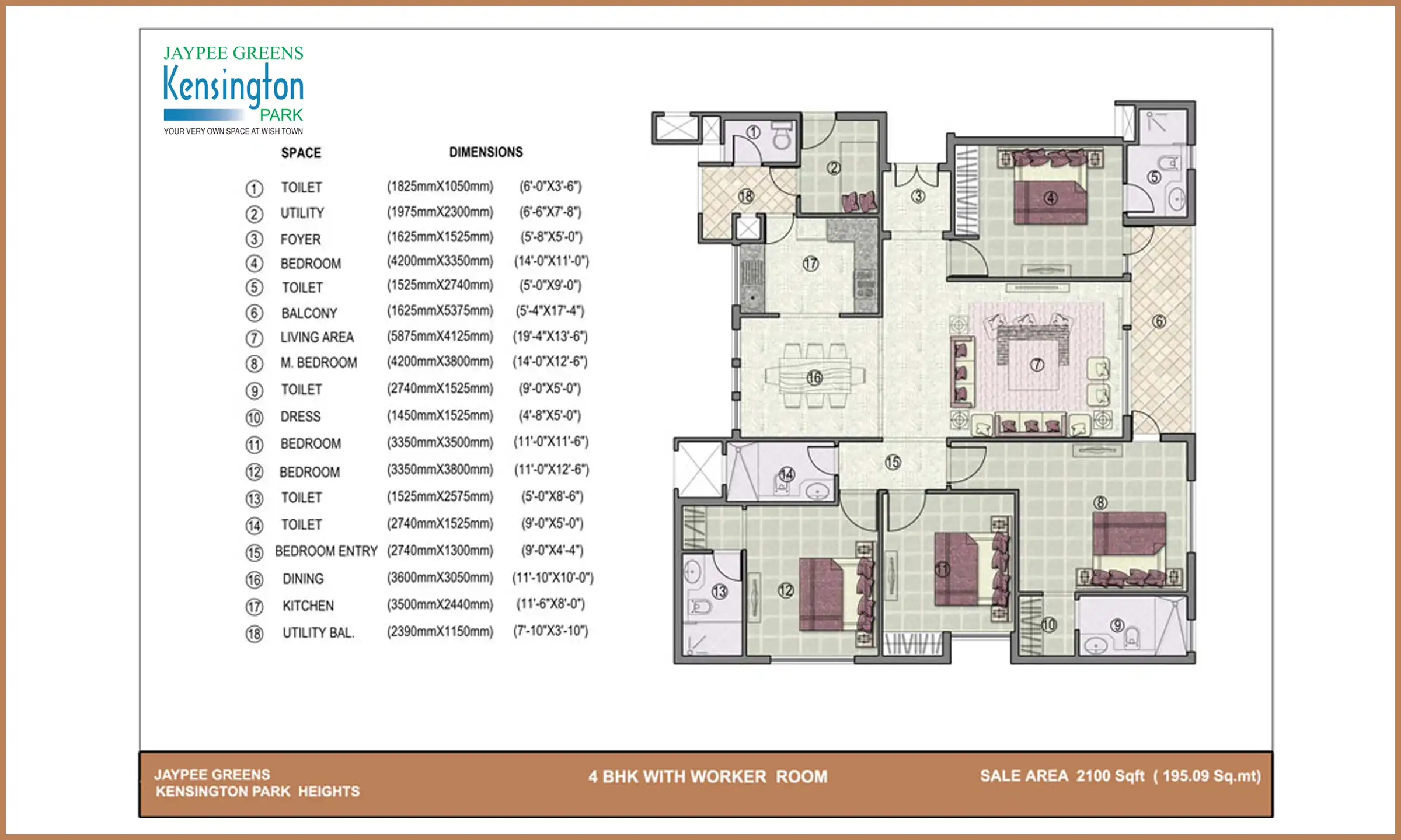 2100 Sqft