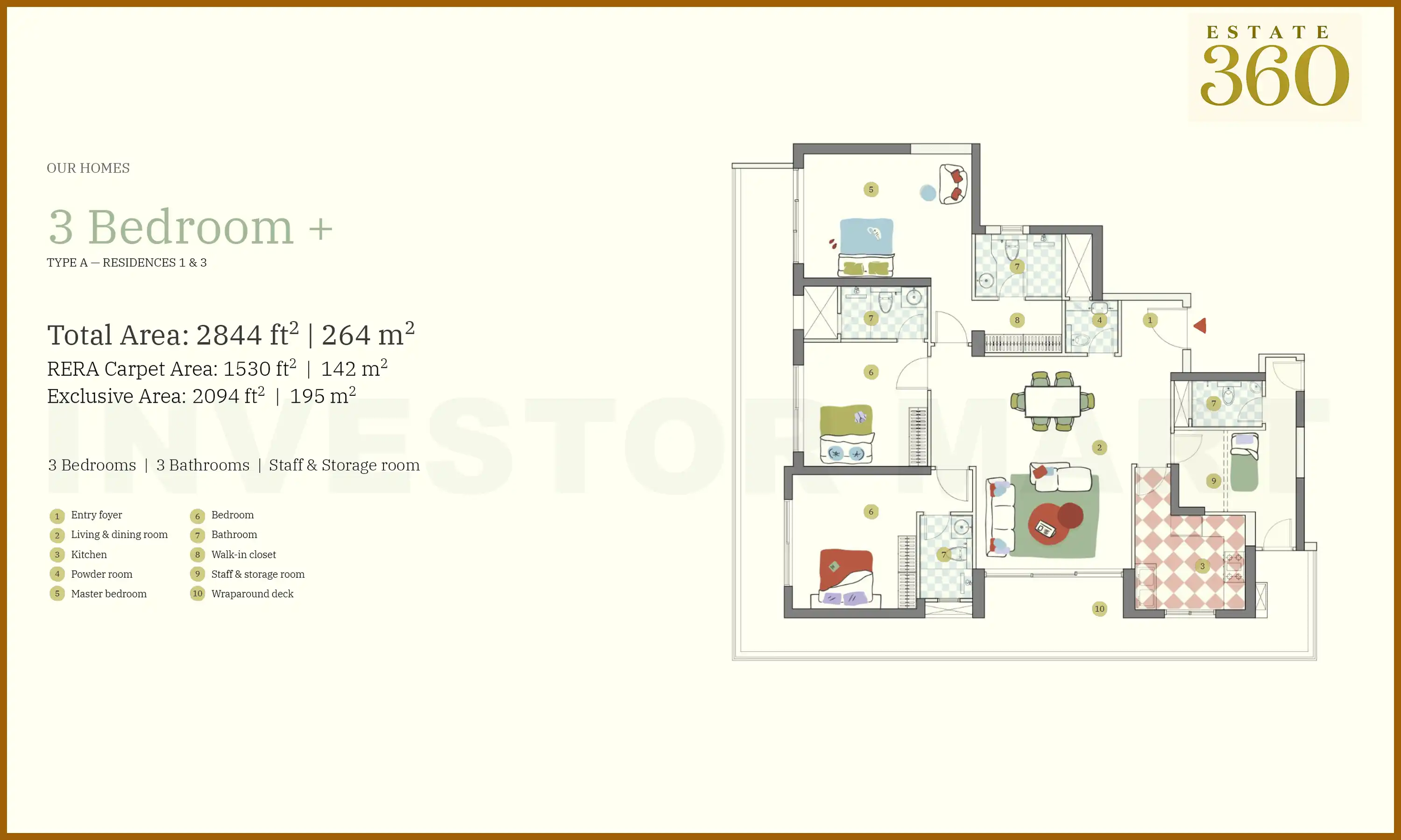 2844 Sqft