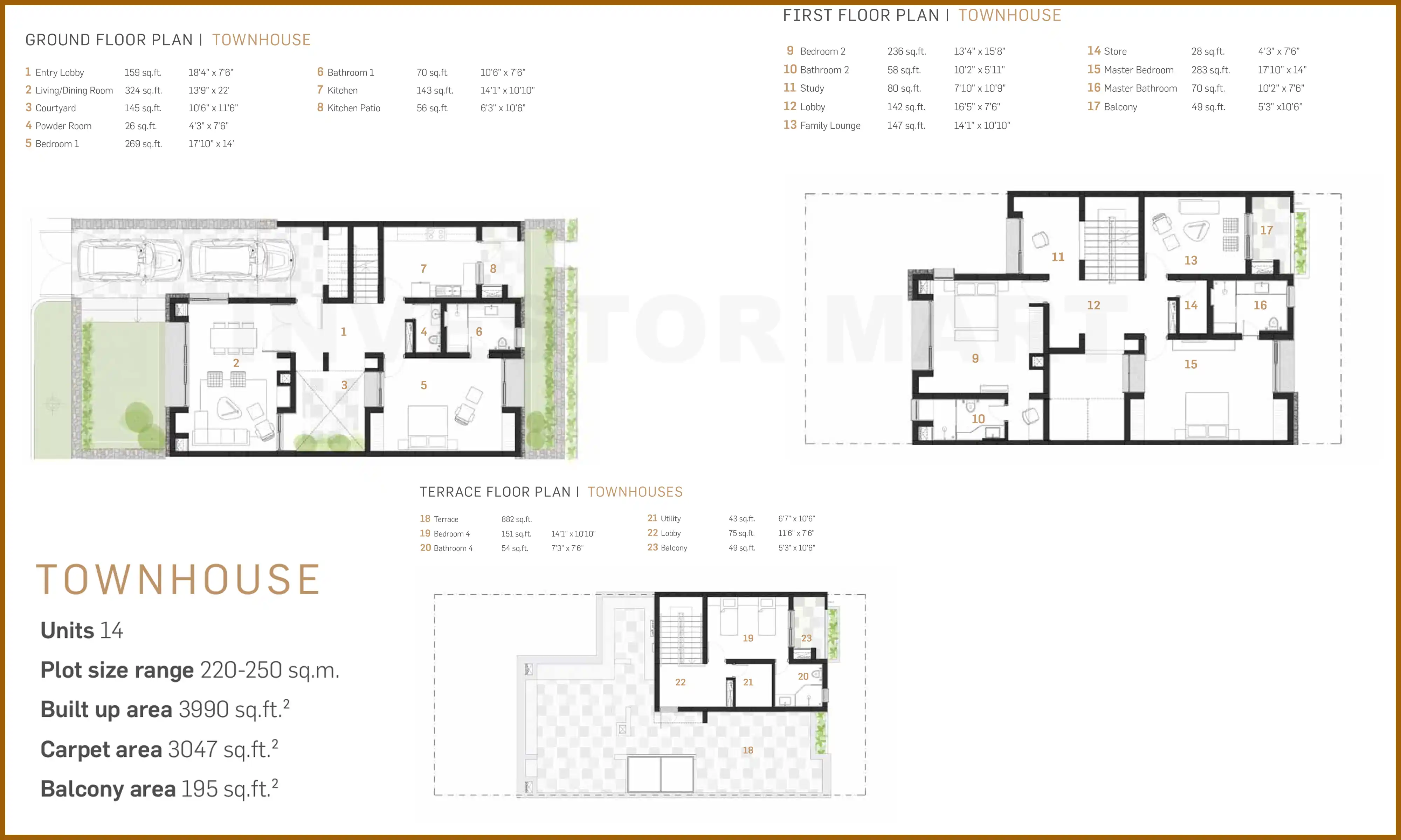 3990 Sqft