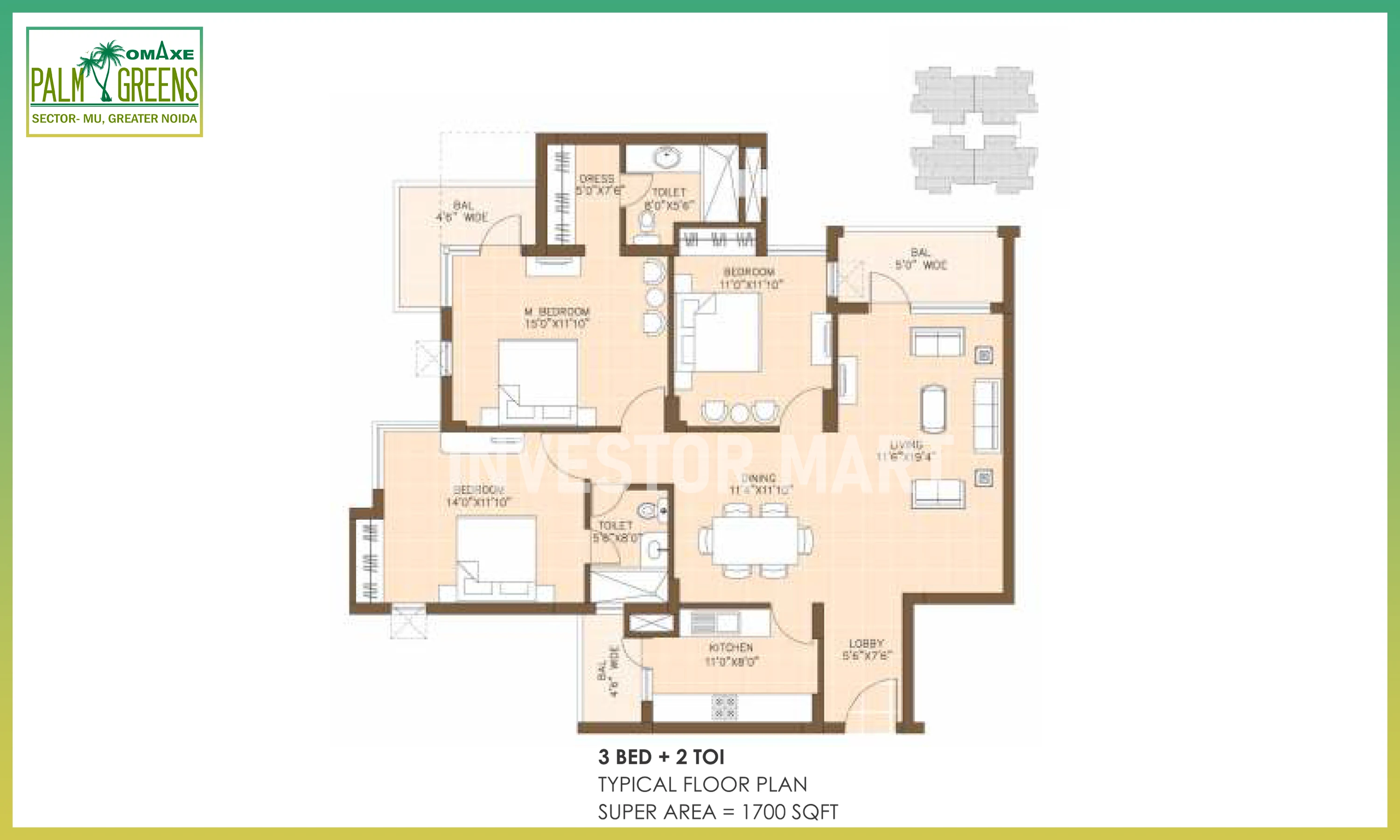 1700 Sqft