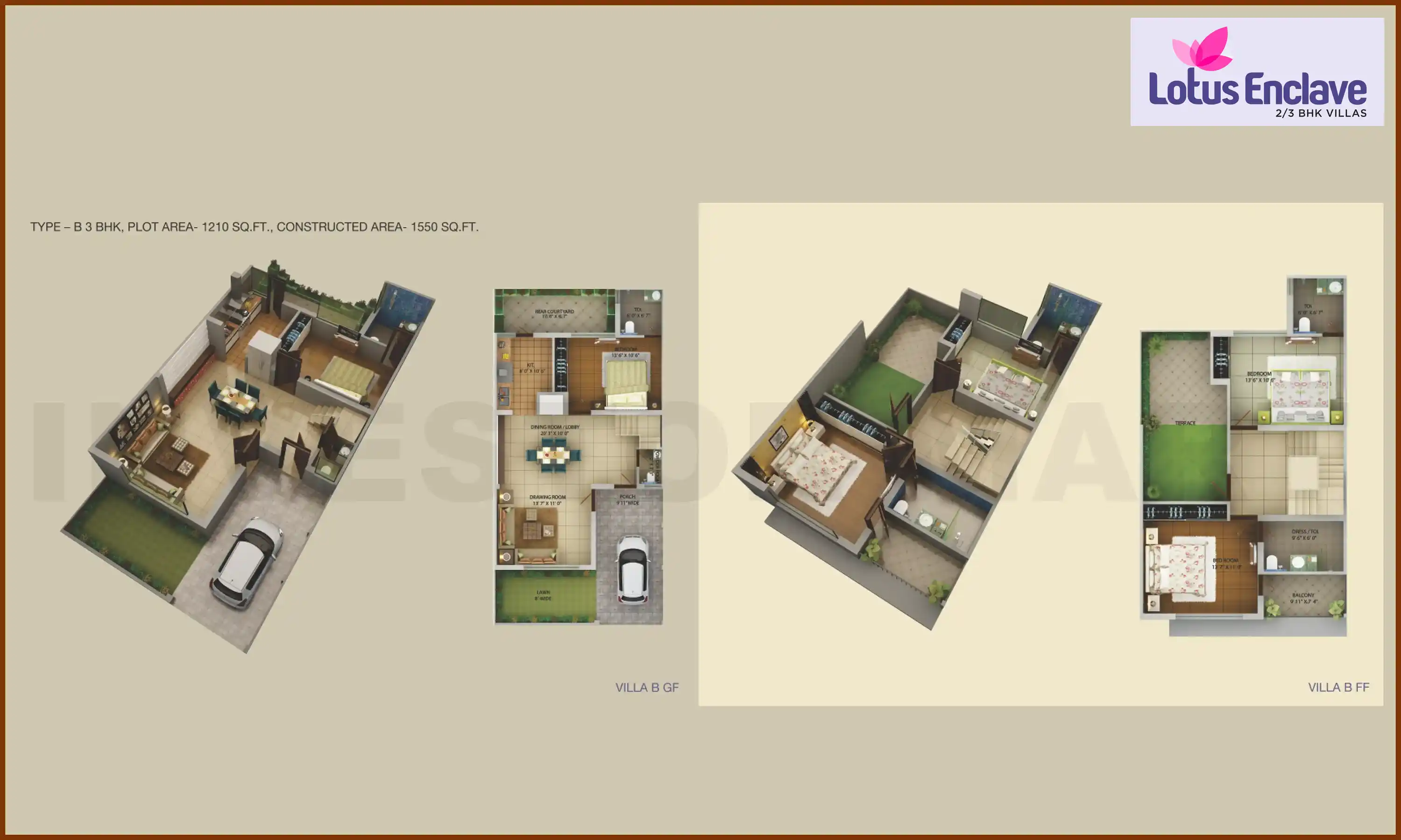 1550 Sqft