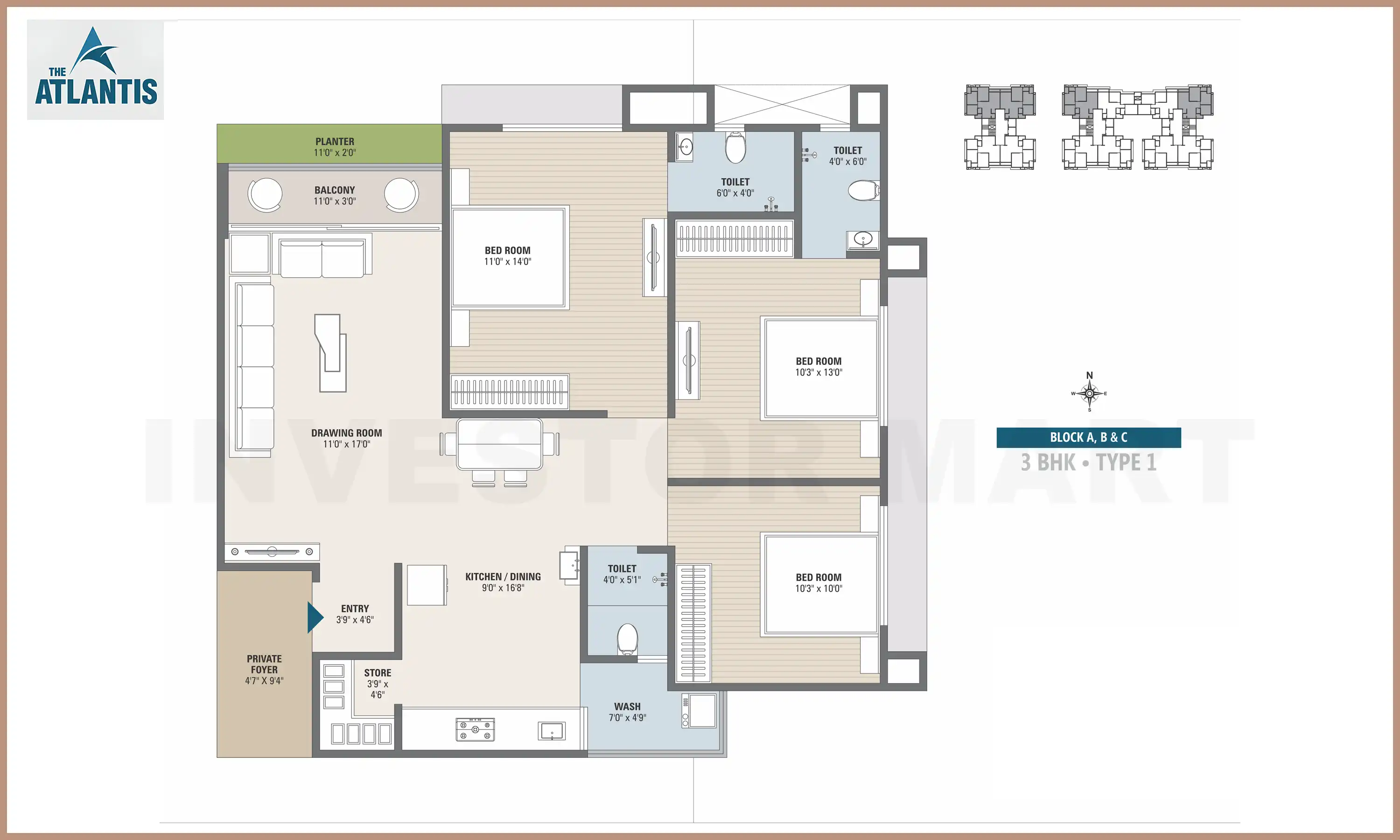 900 Sqft