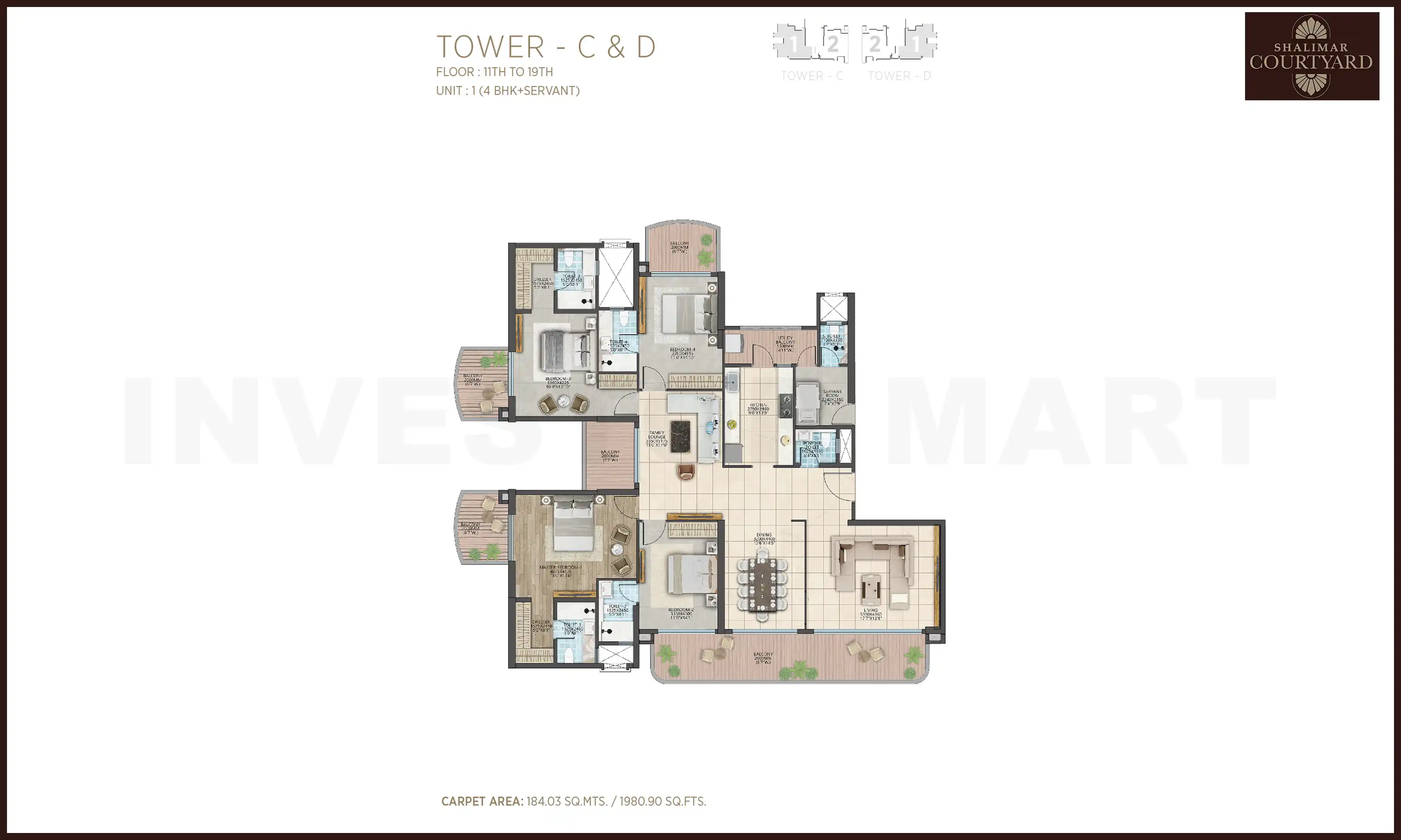 1980 Sqft