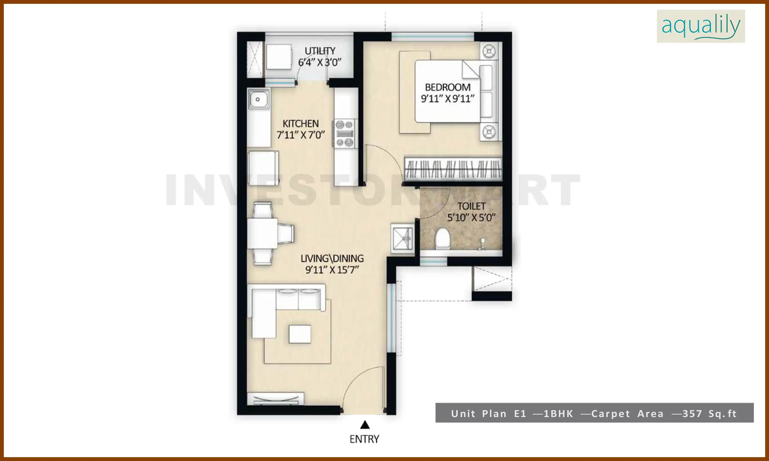 357 Sqft