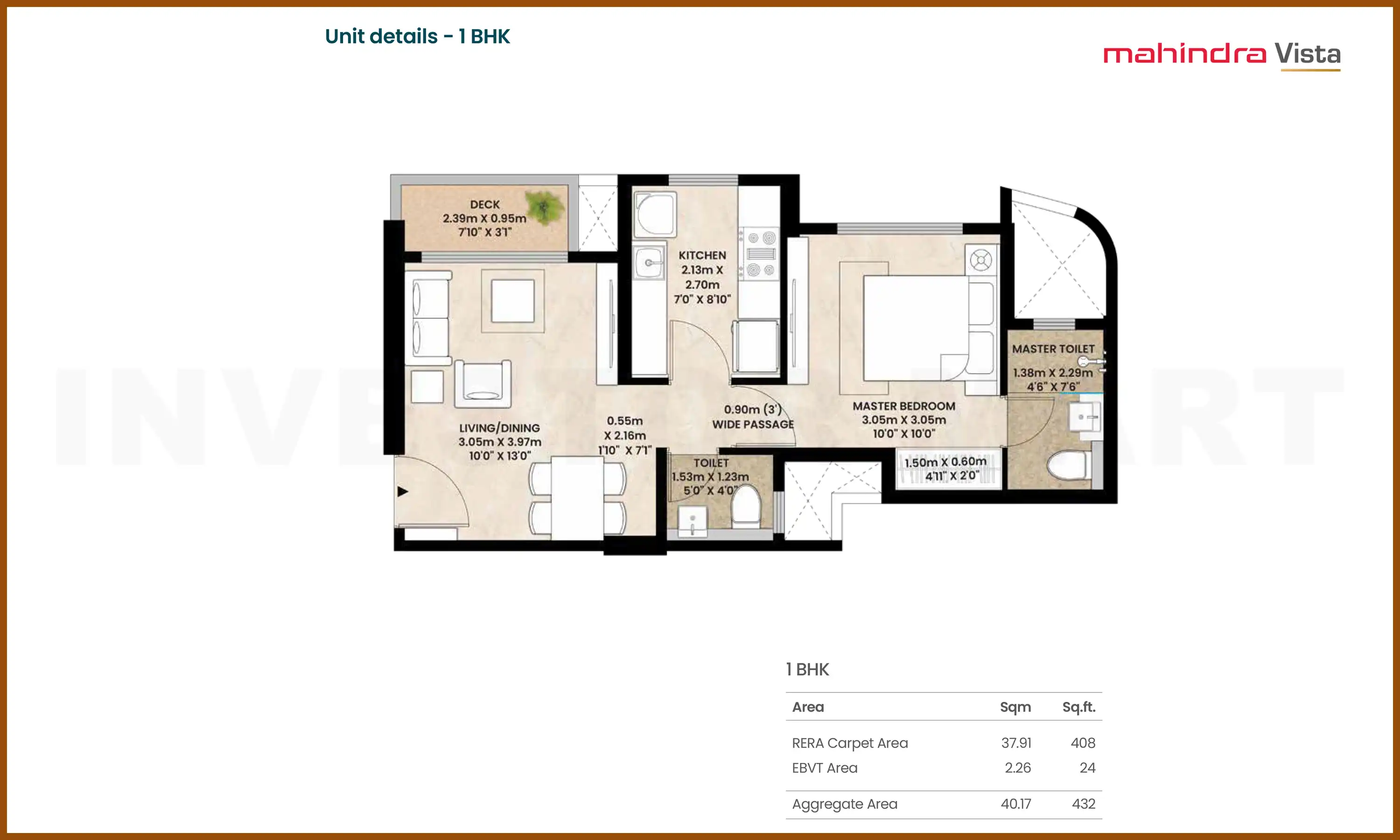 432 Sqft