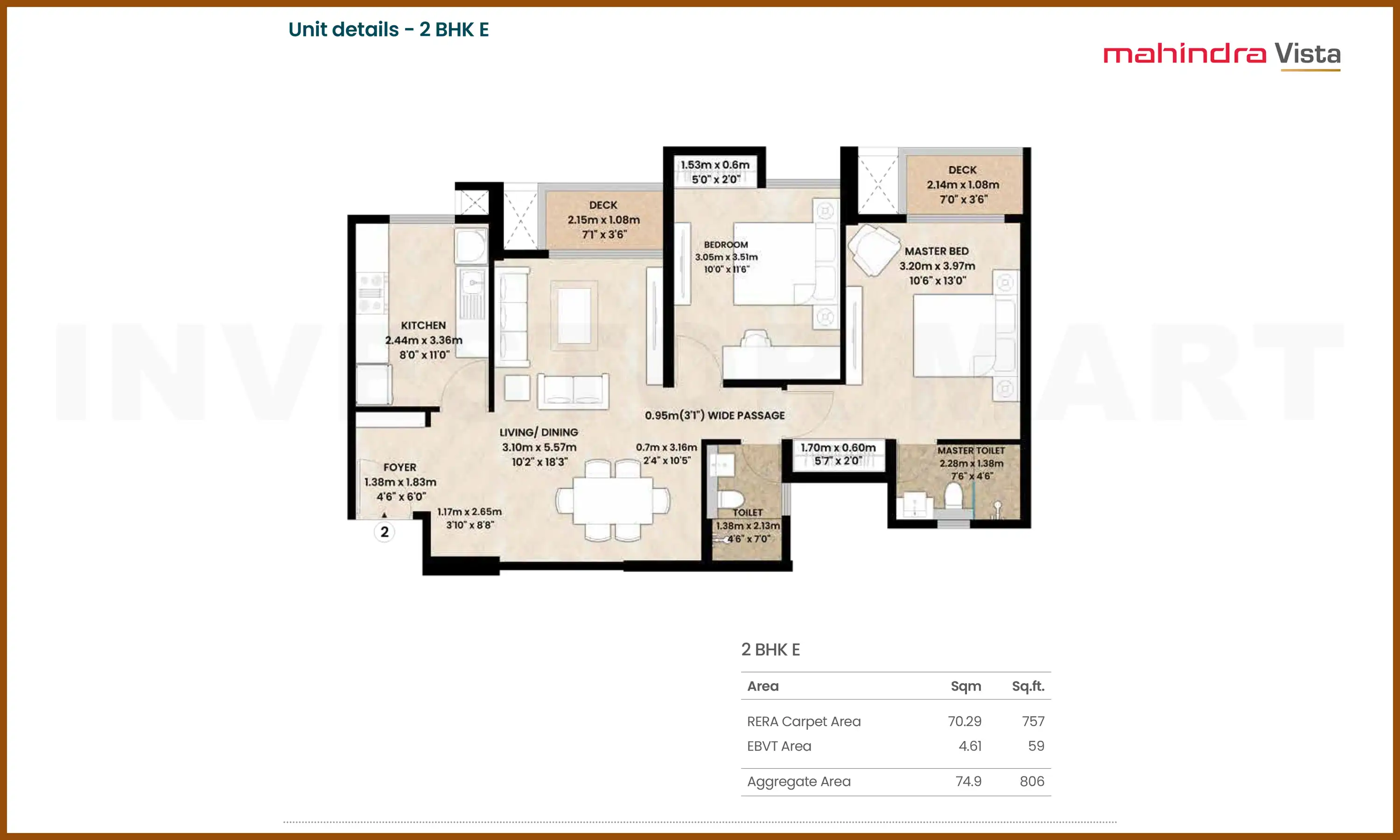 806 Sqft