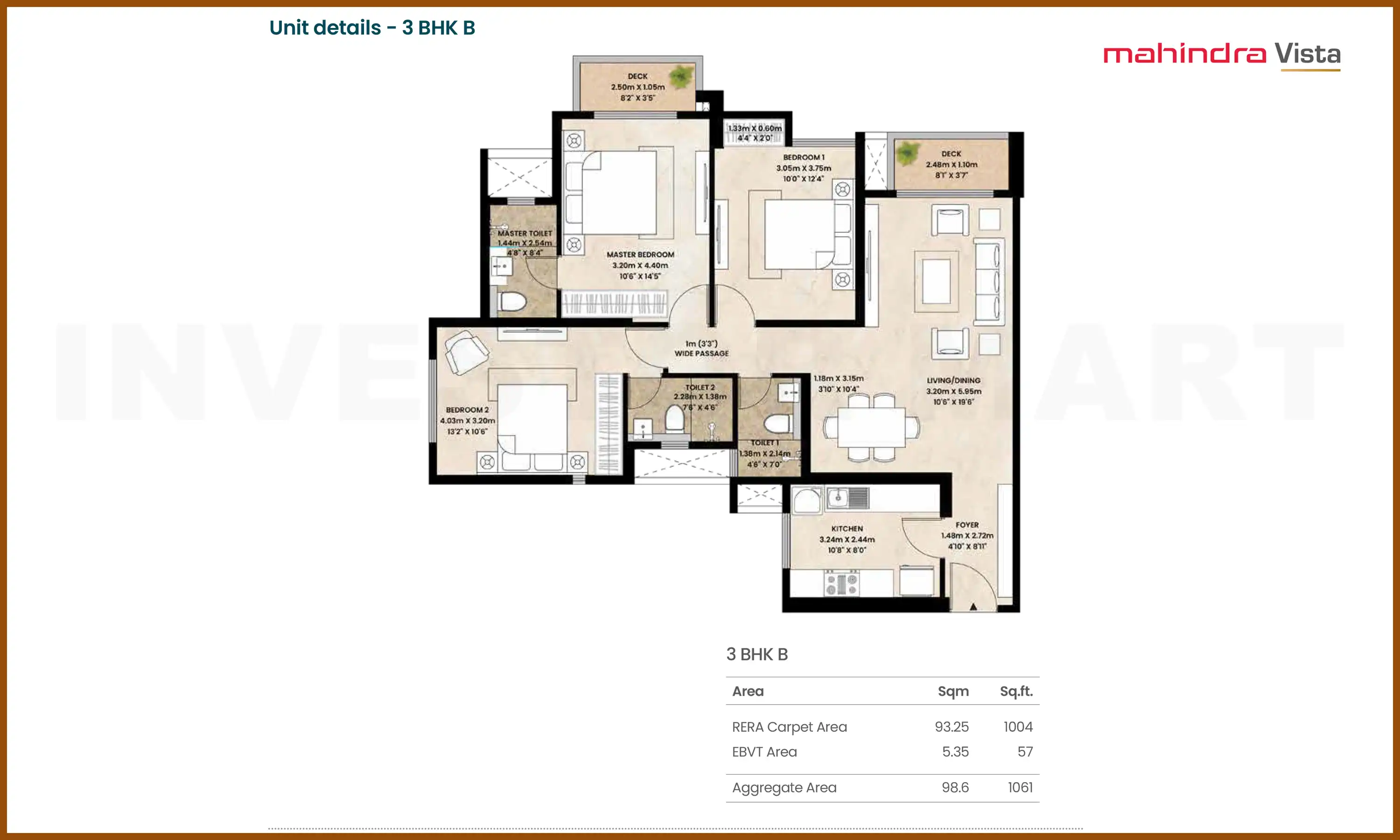 1061 Sqft