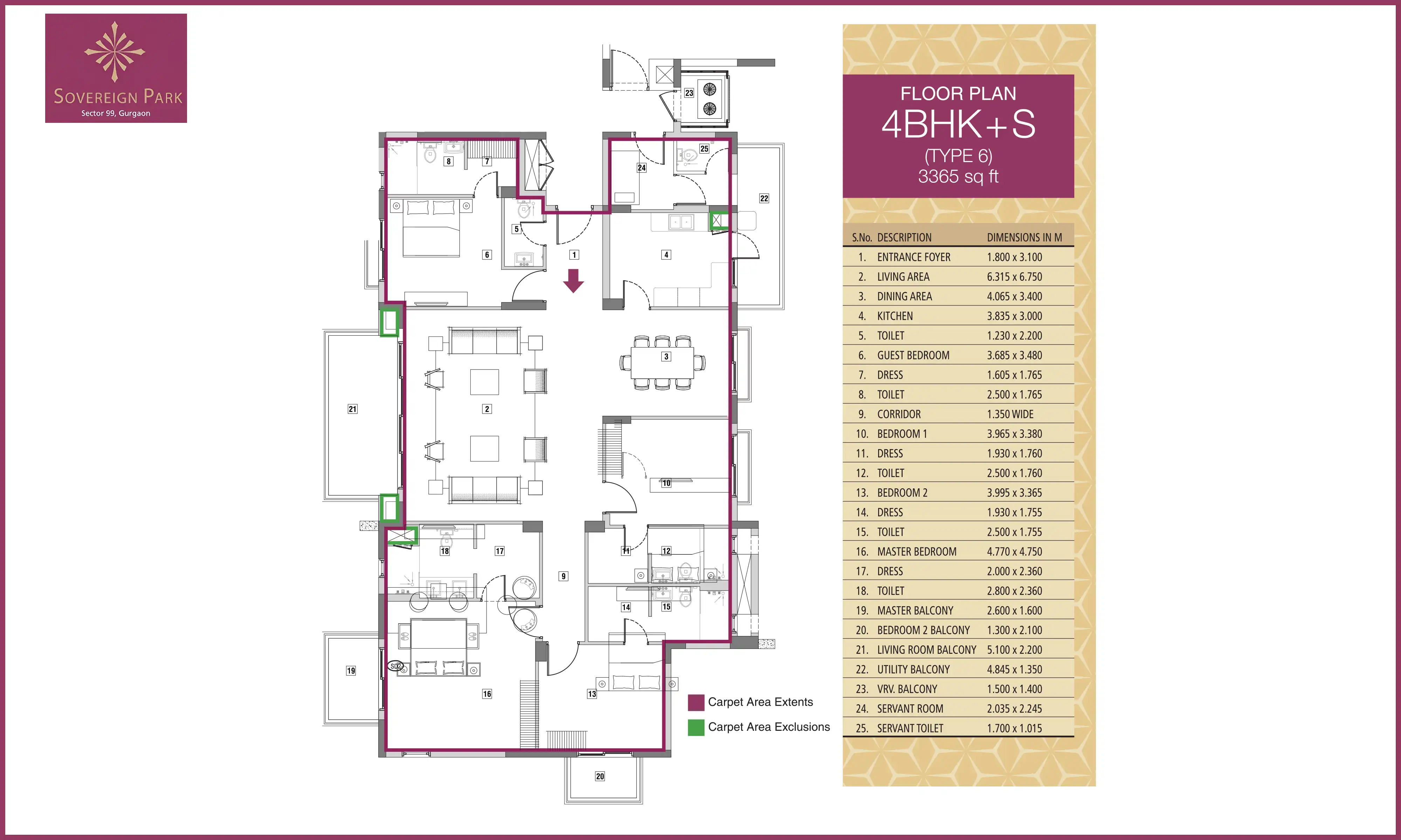 3365 Sqft
