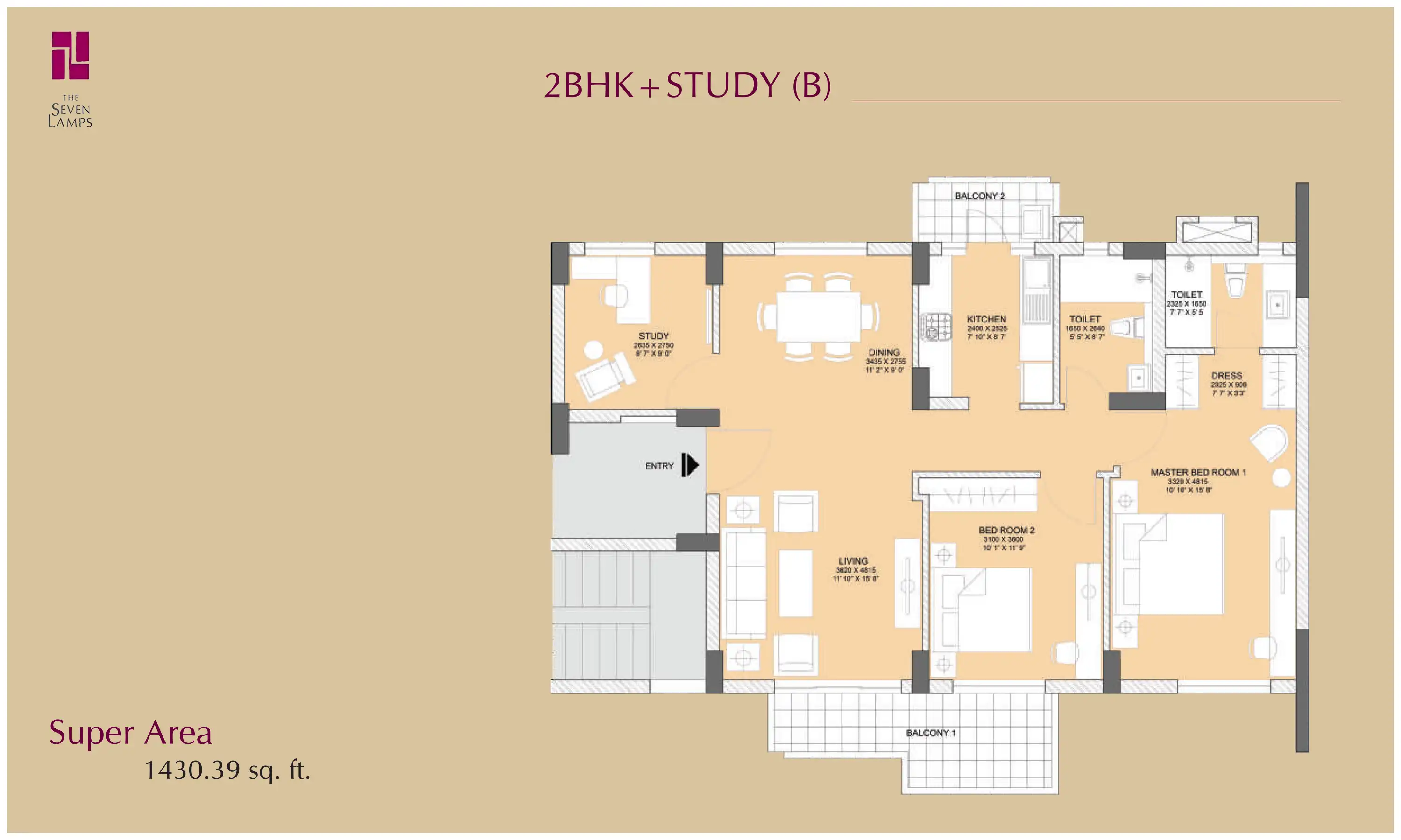 1431 Sqft