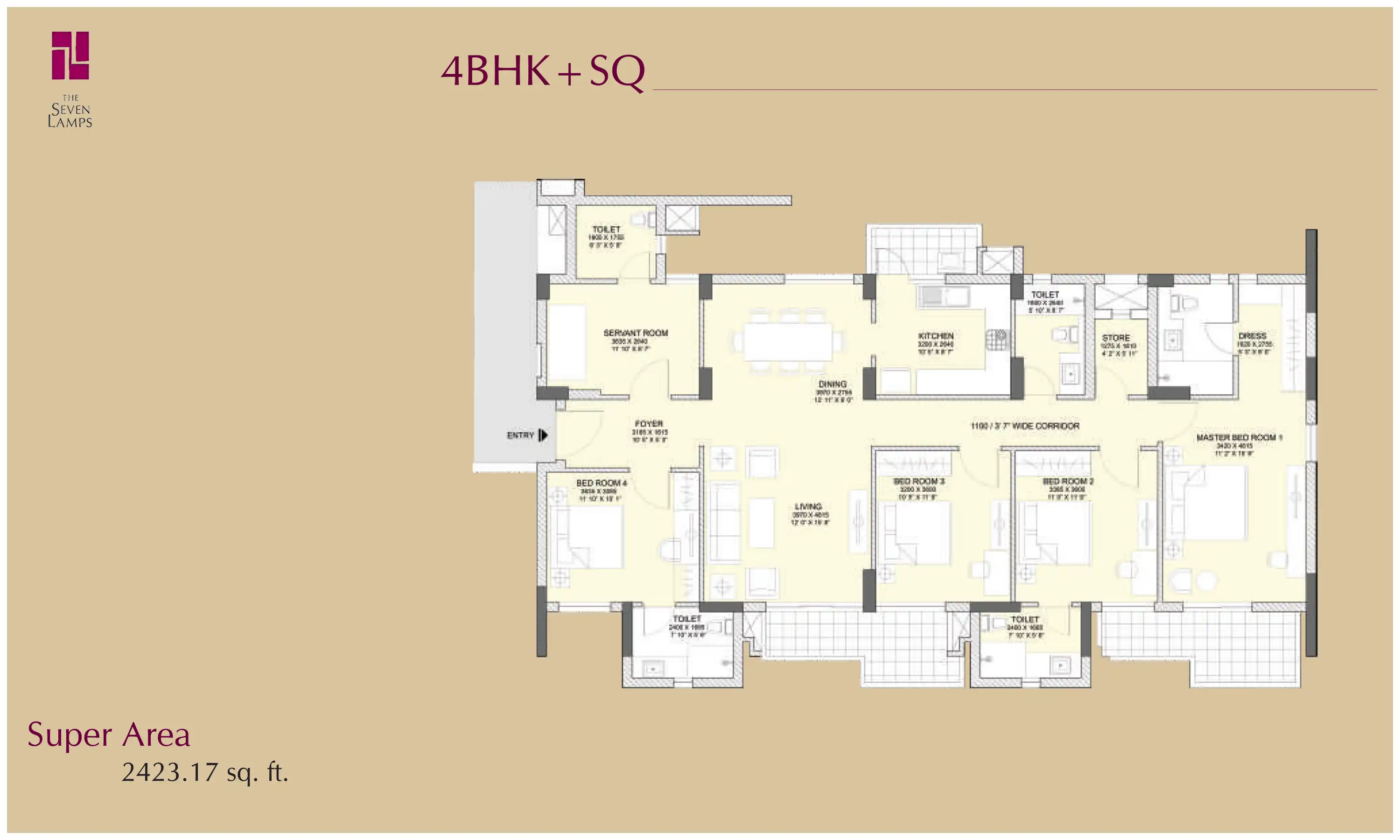 2424 Sqft