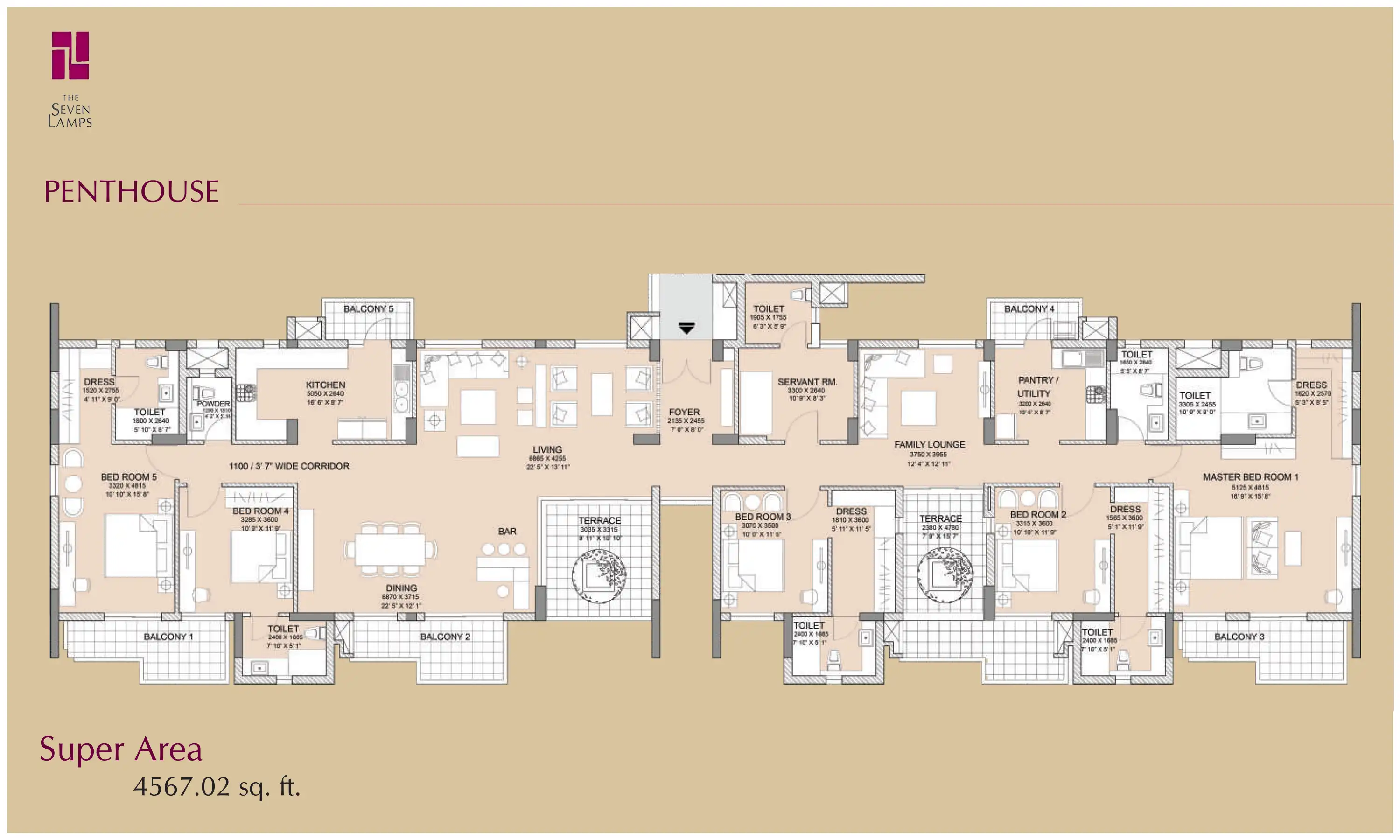 4568 Sqft