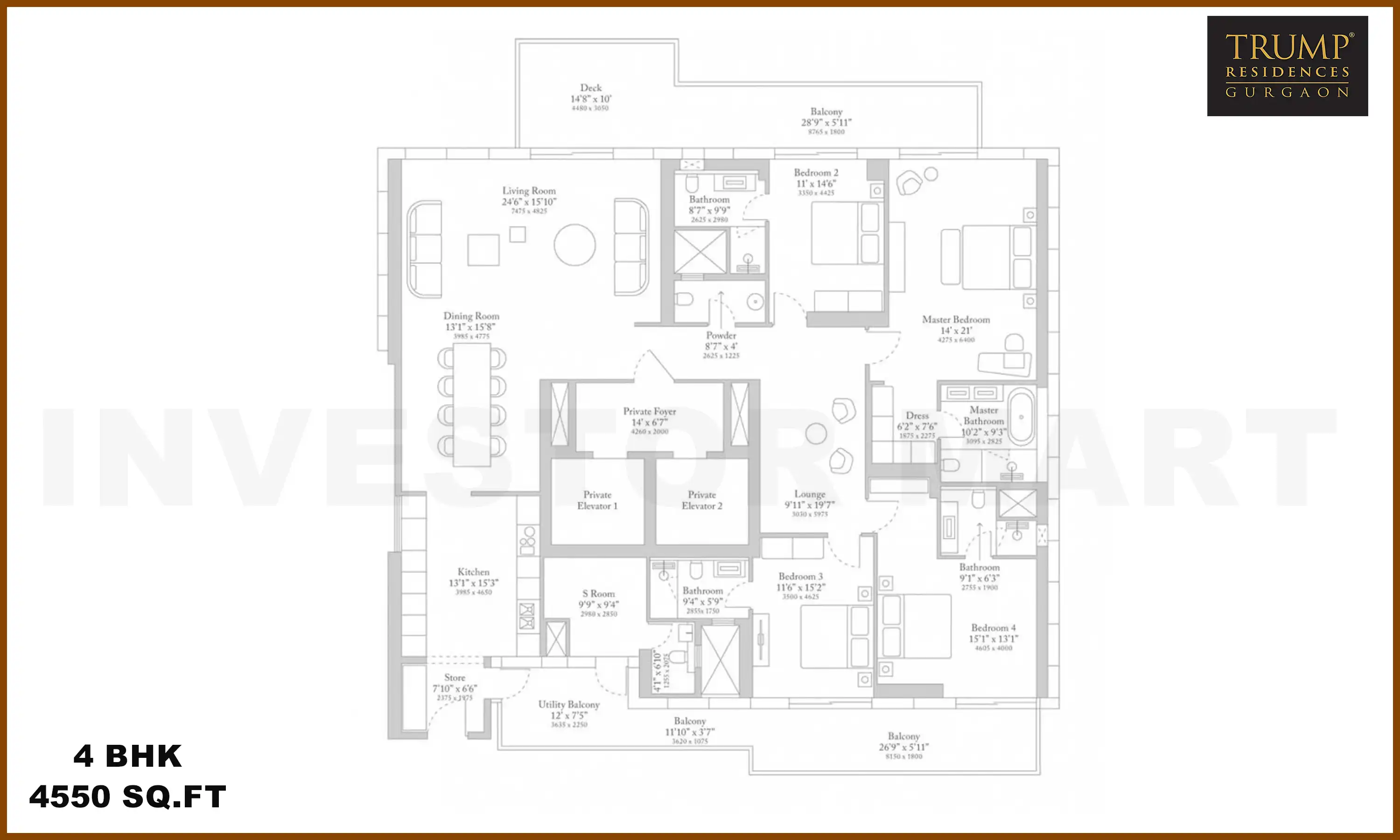 4550 Sqft