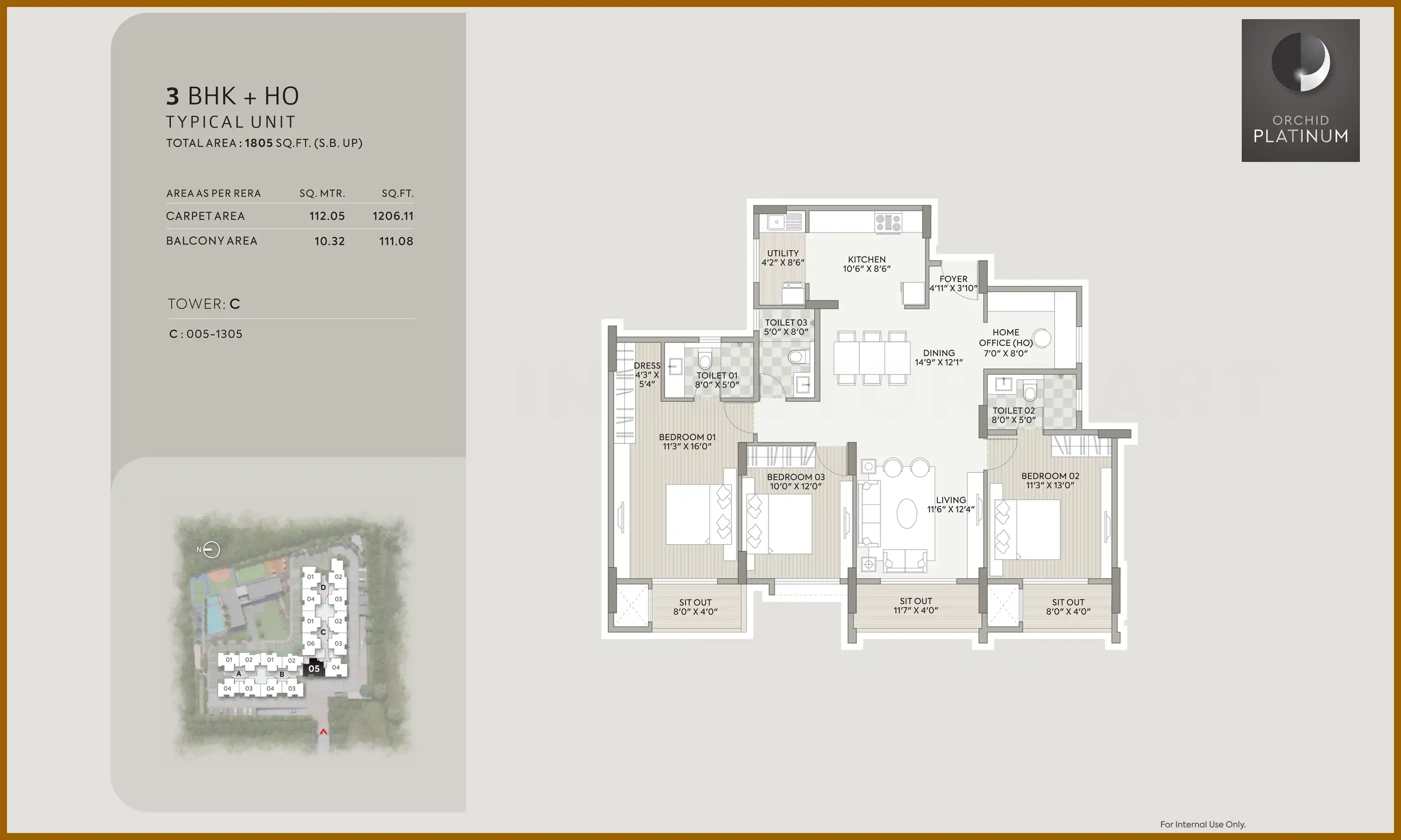 1805 Sqft