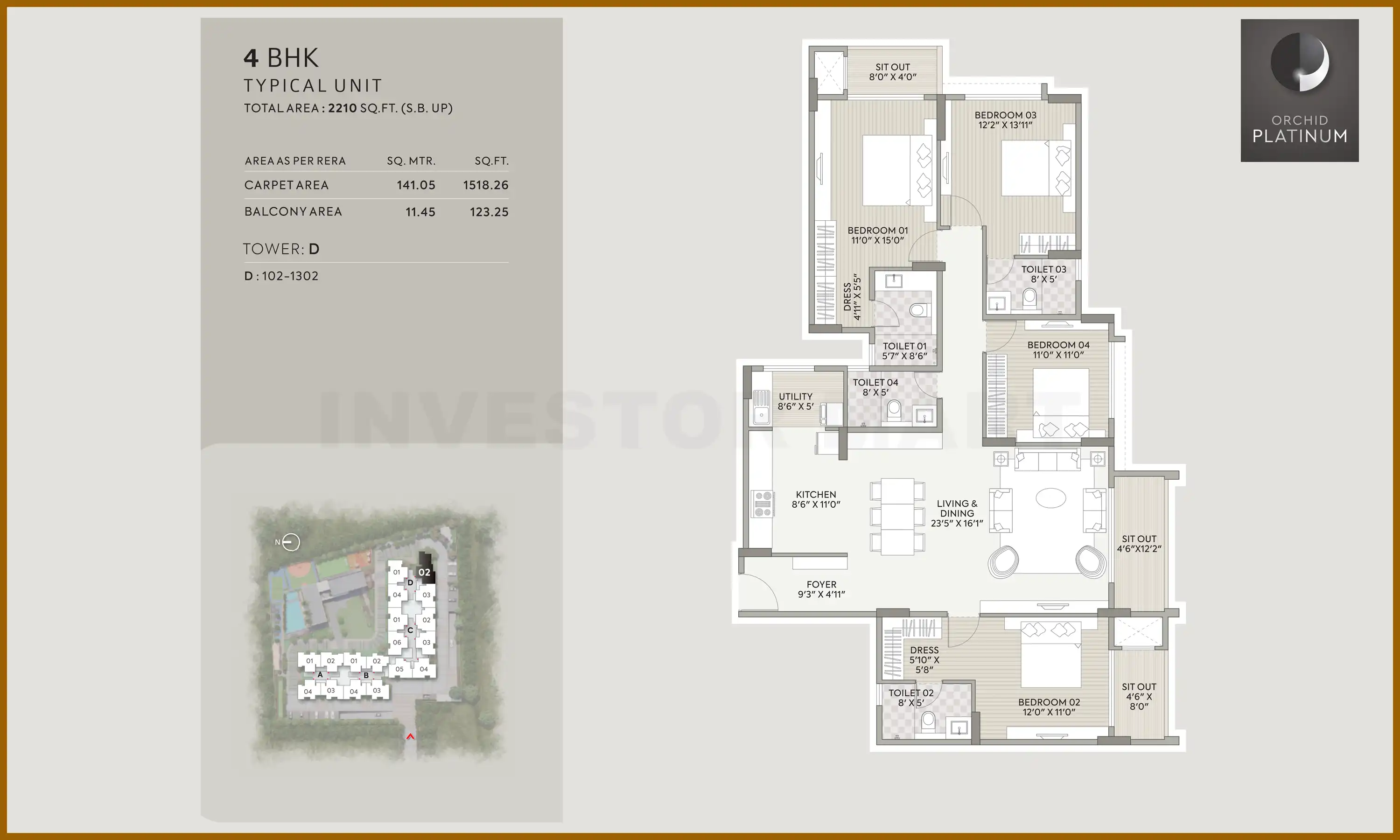 2210 Sqft