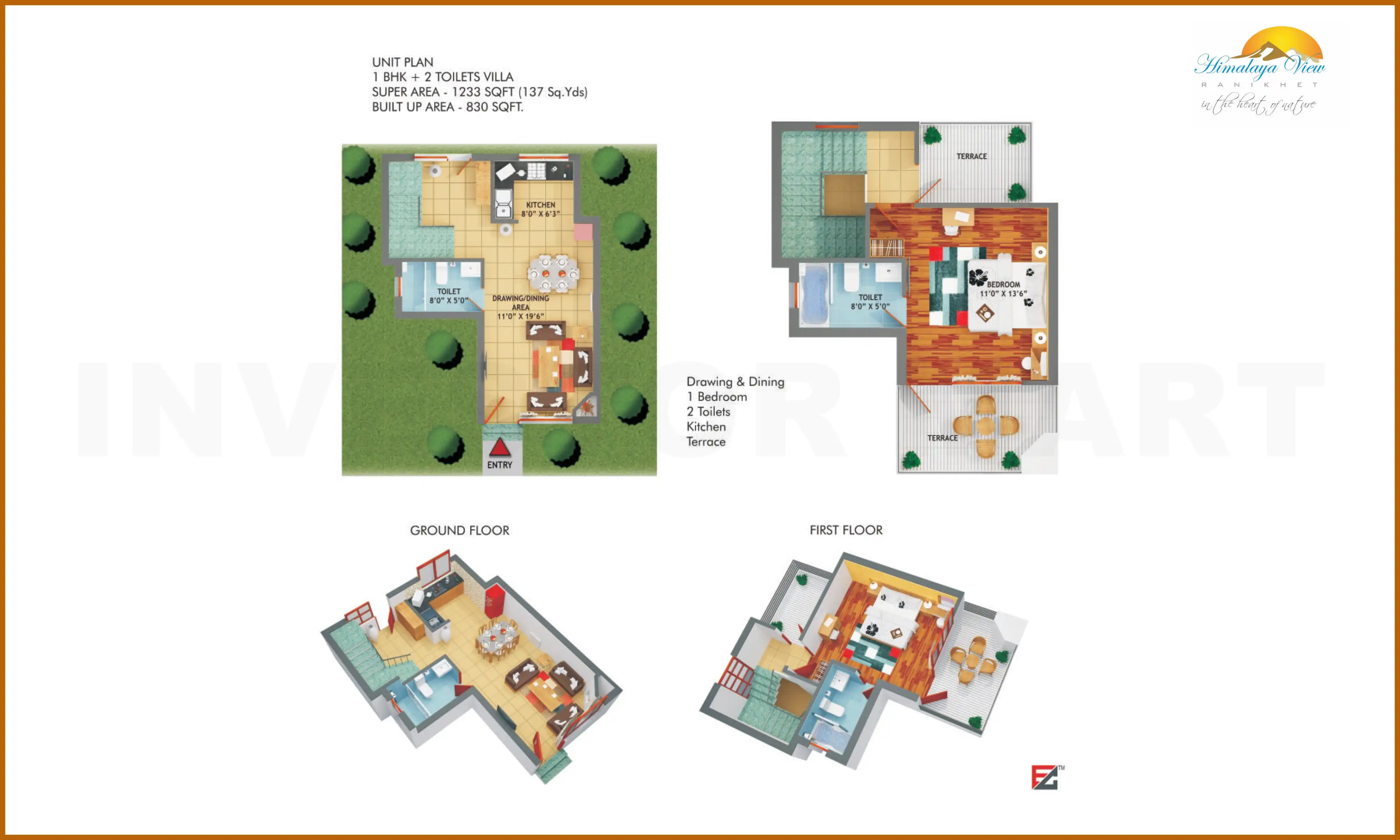 1233 Sqft