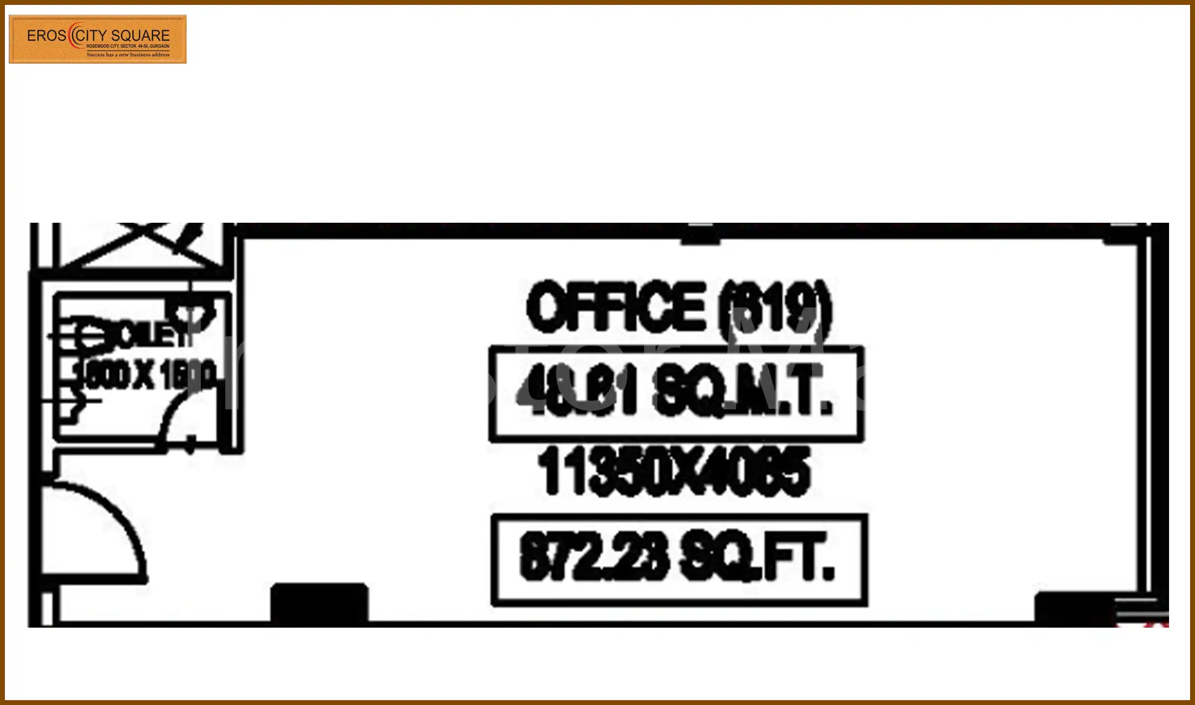 873 Sqft