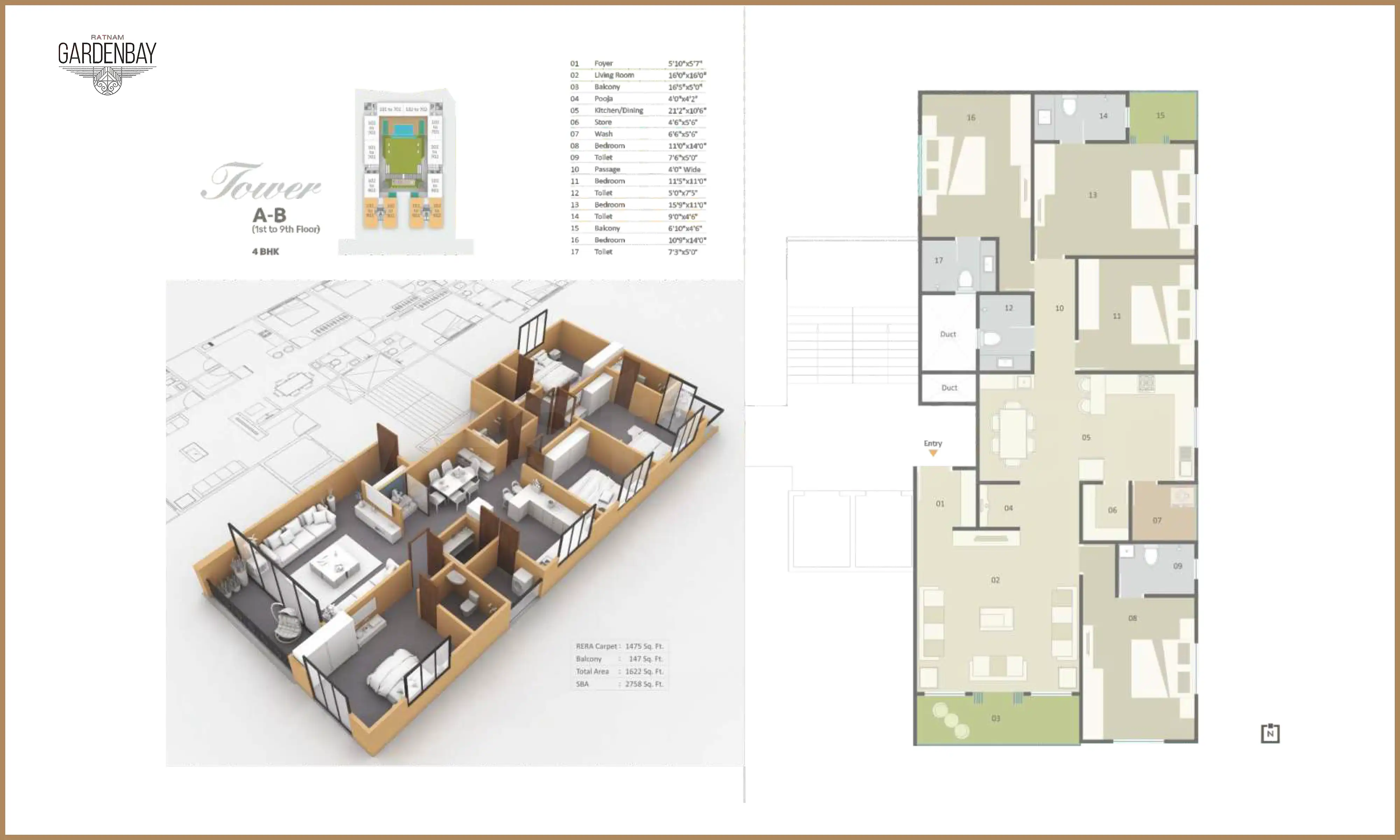 2758 Sqft