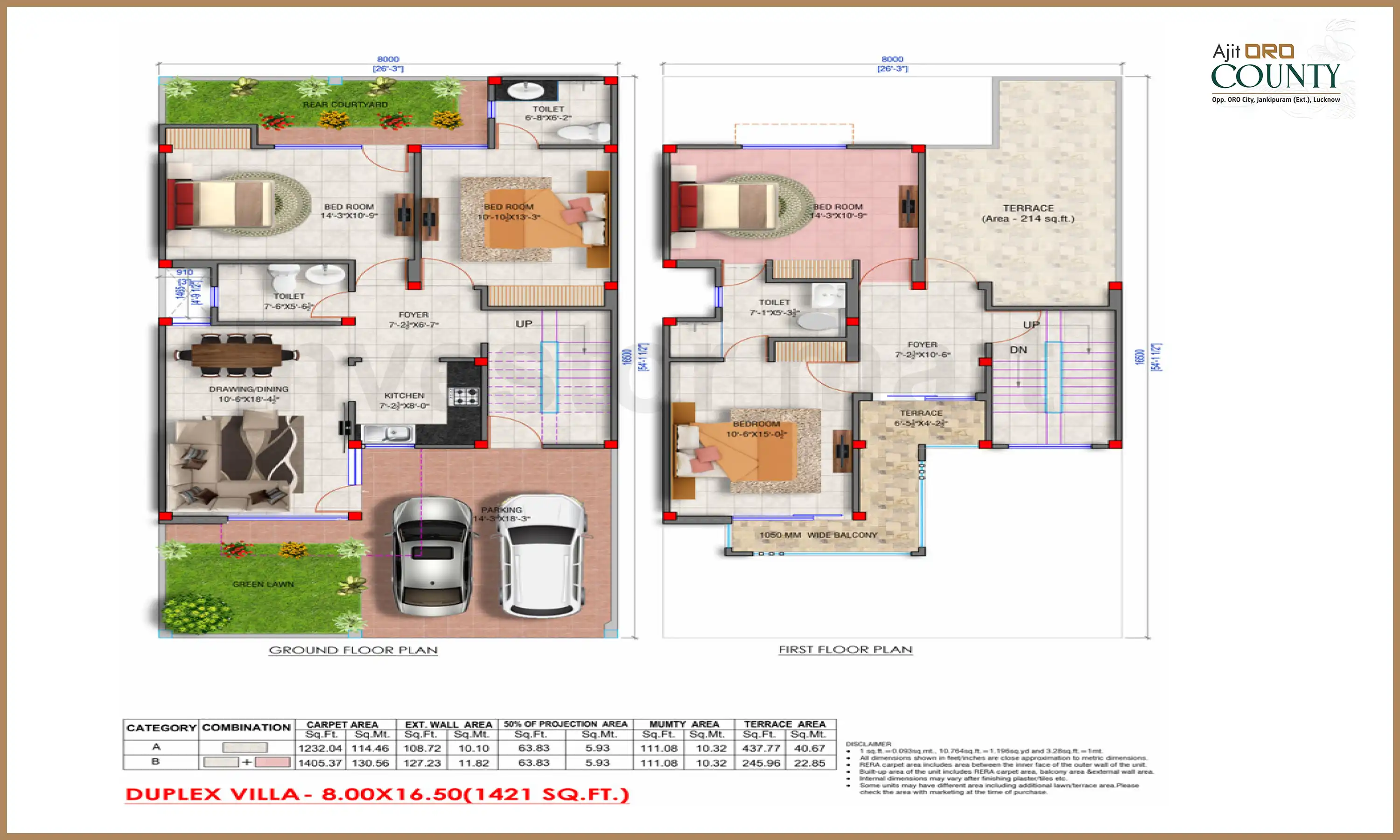 1421 Sqft