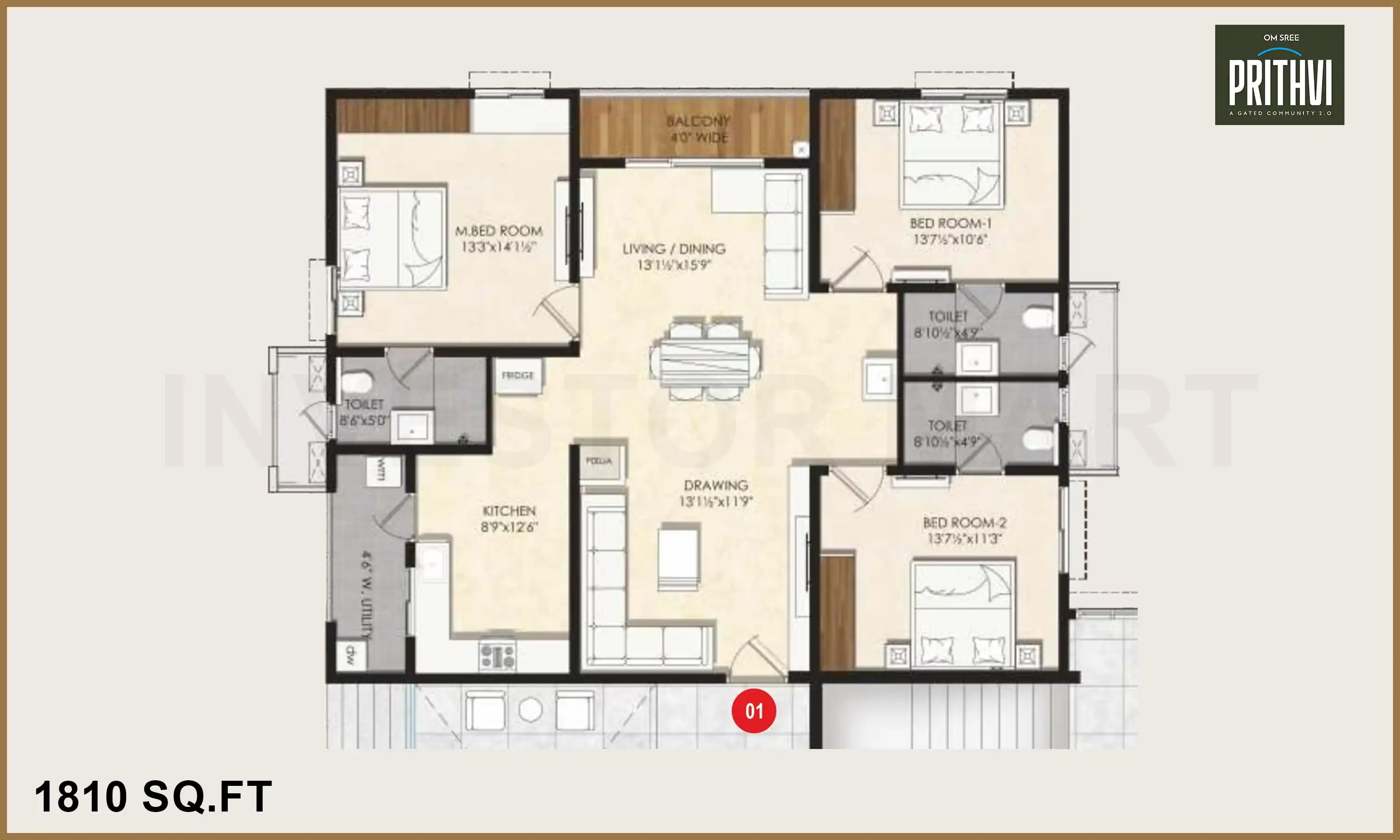 1810 Sqft