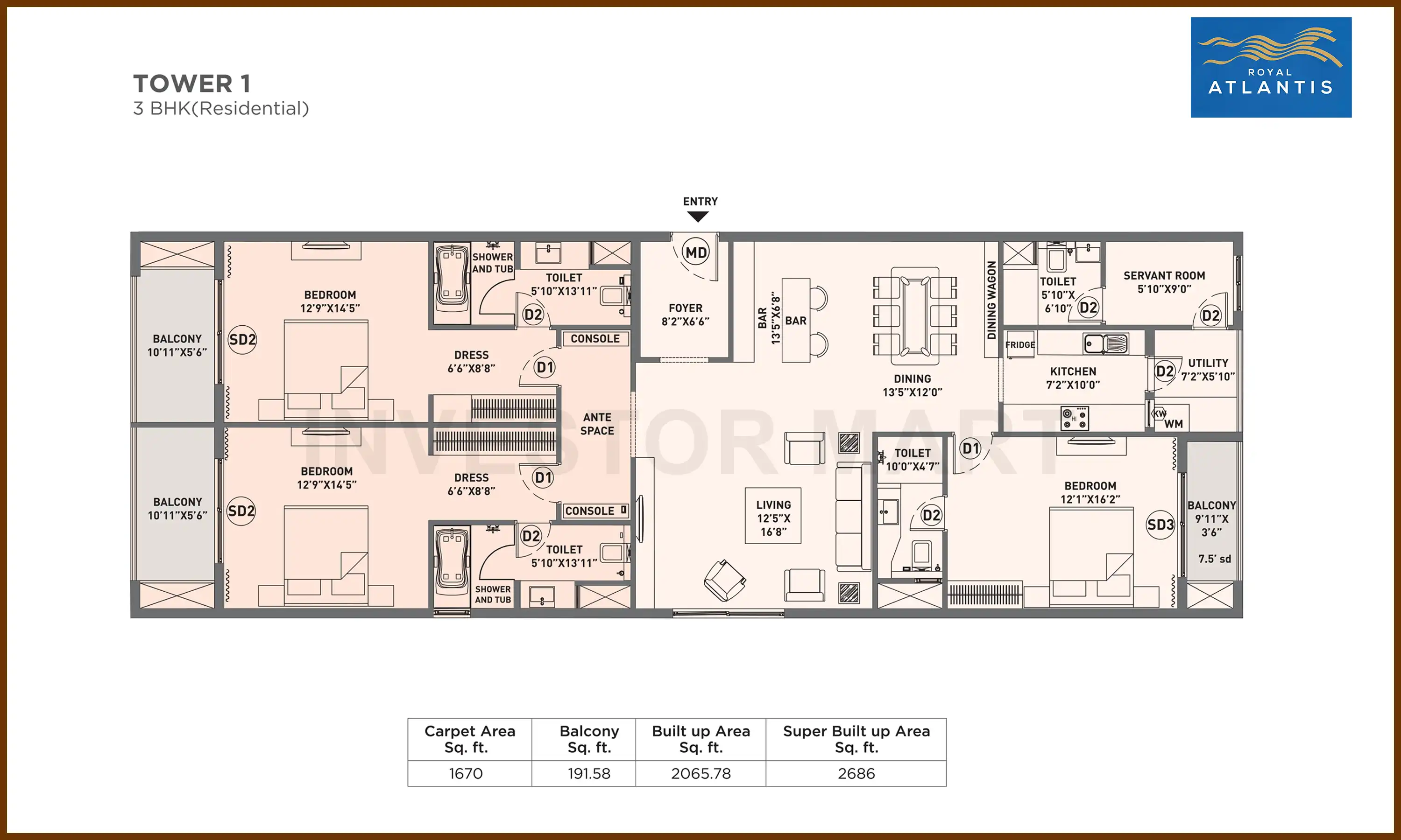 2686 Sqft
