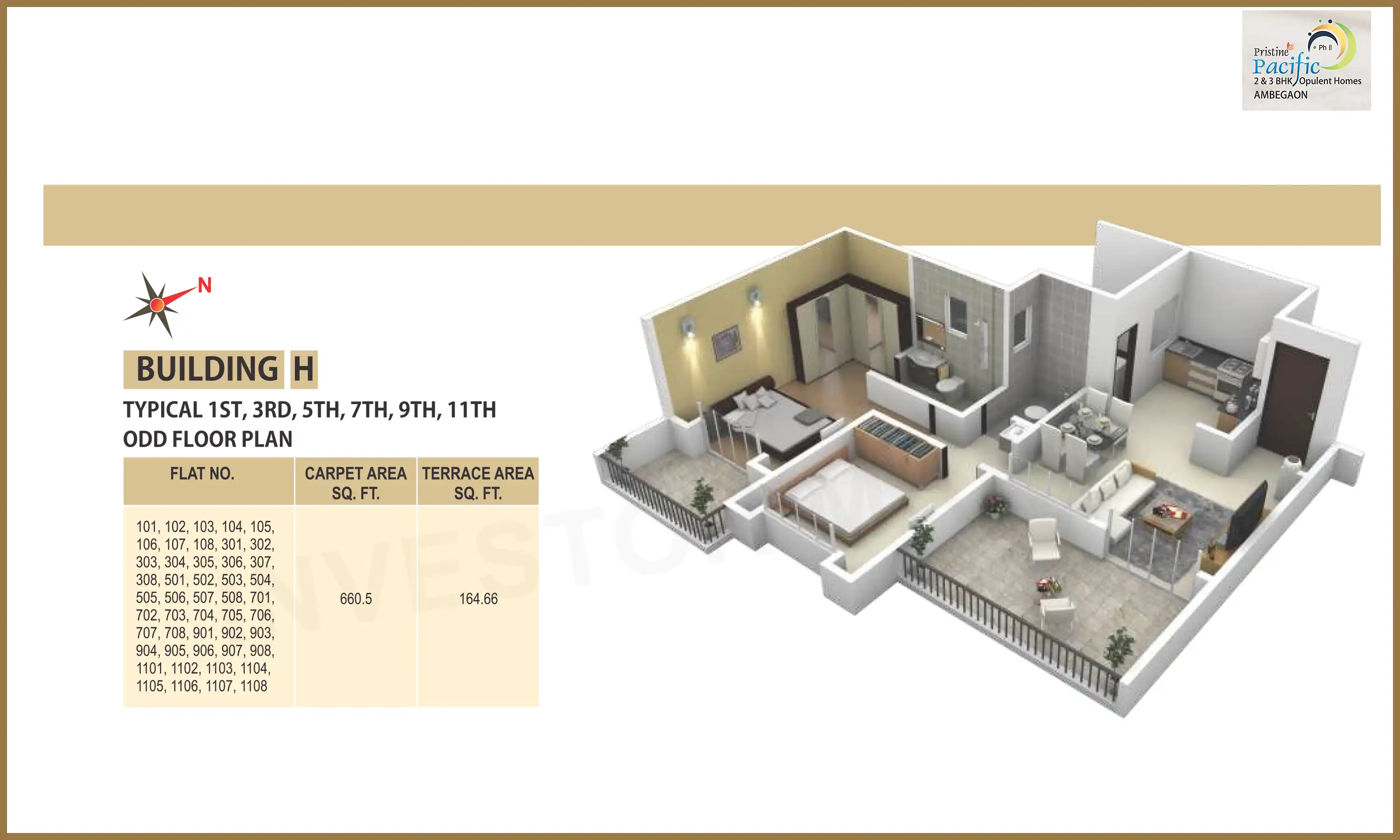 661 Sqft