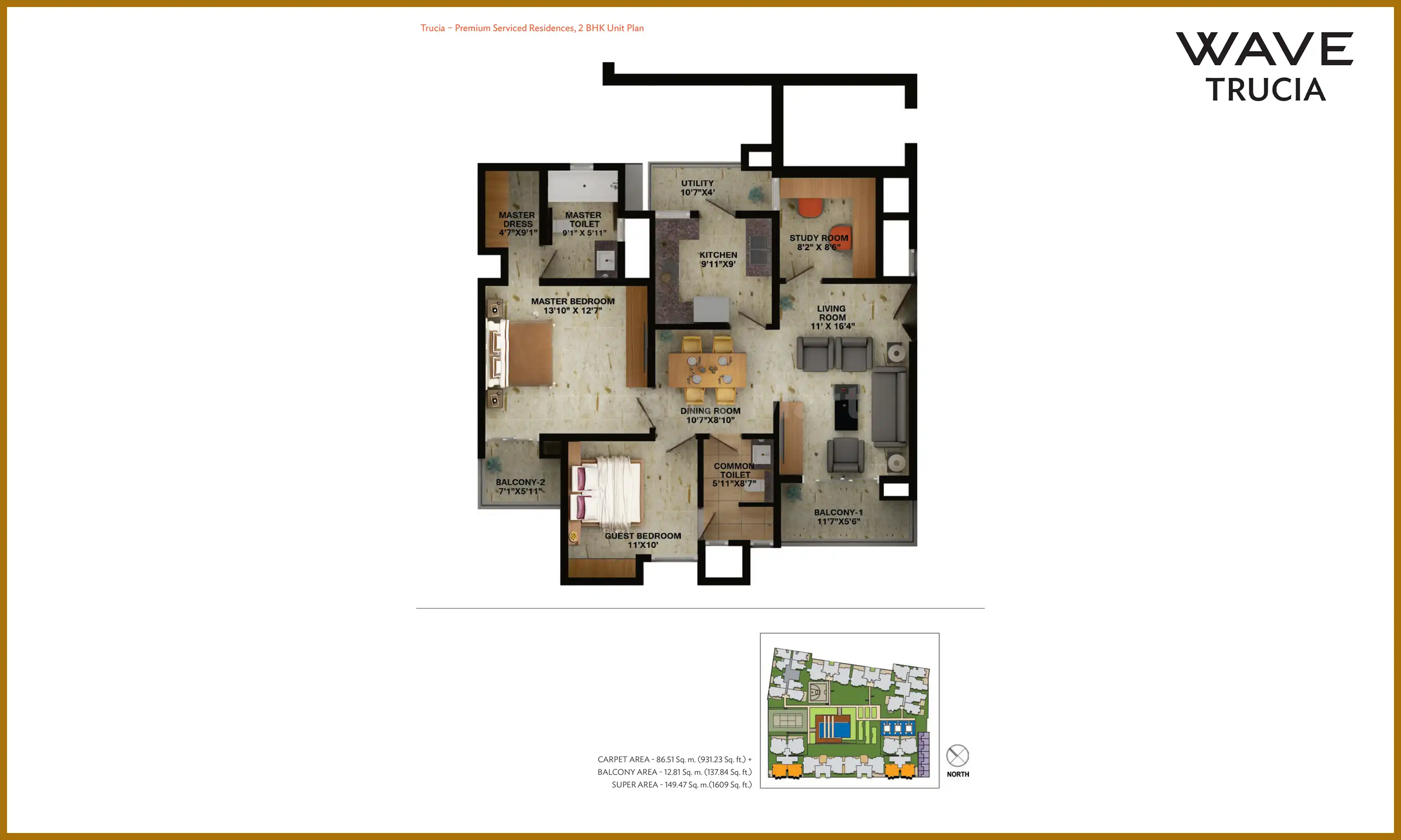 1609 Sqft