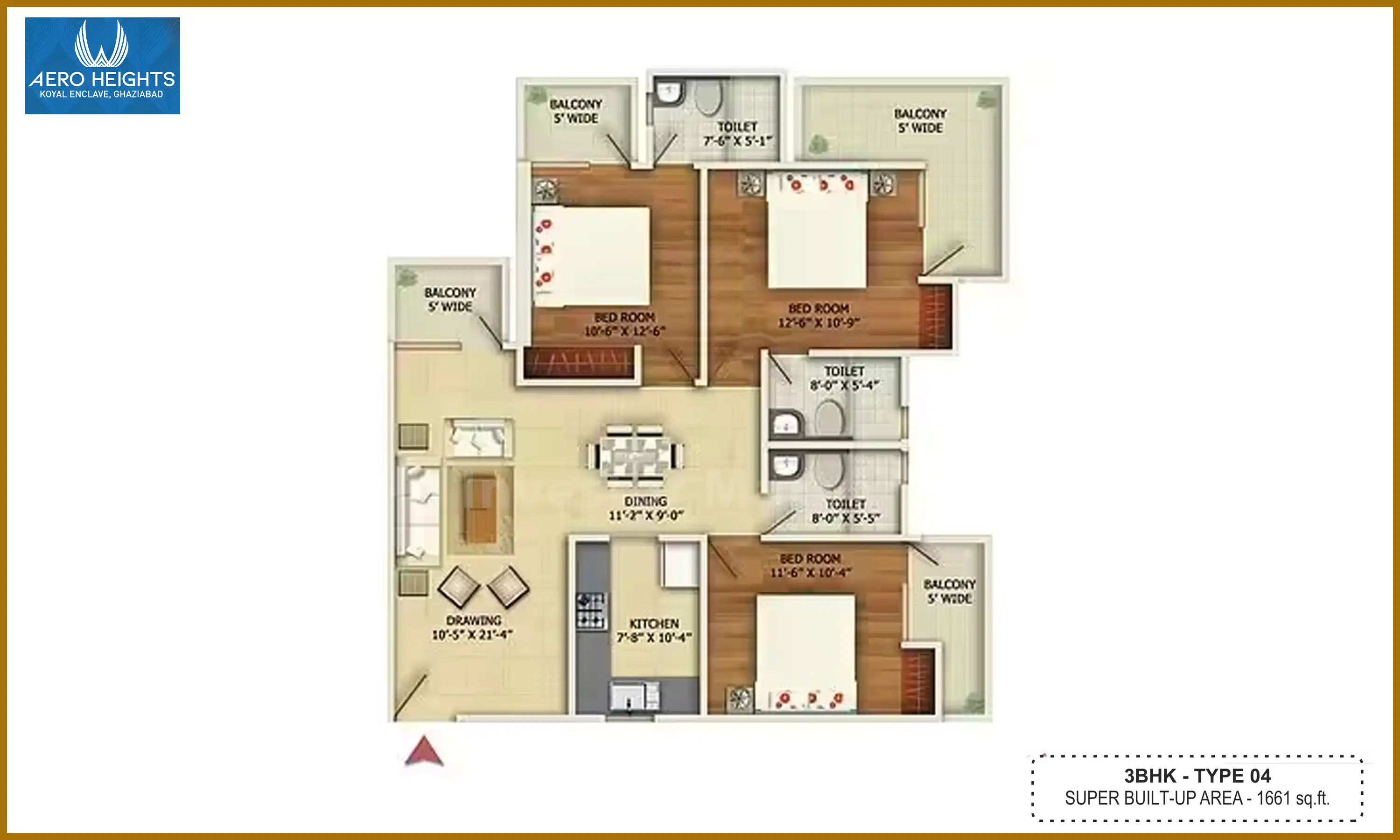 1661 Sqft