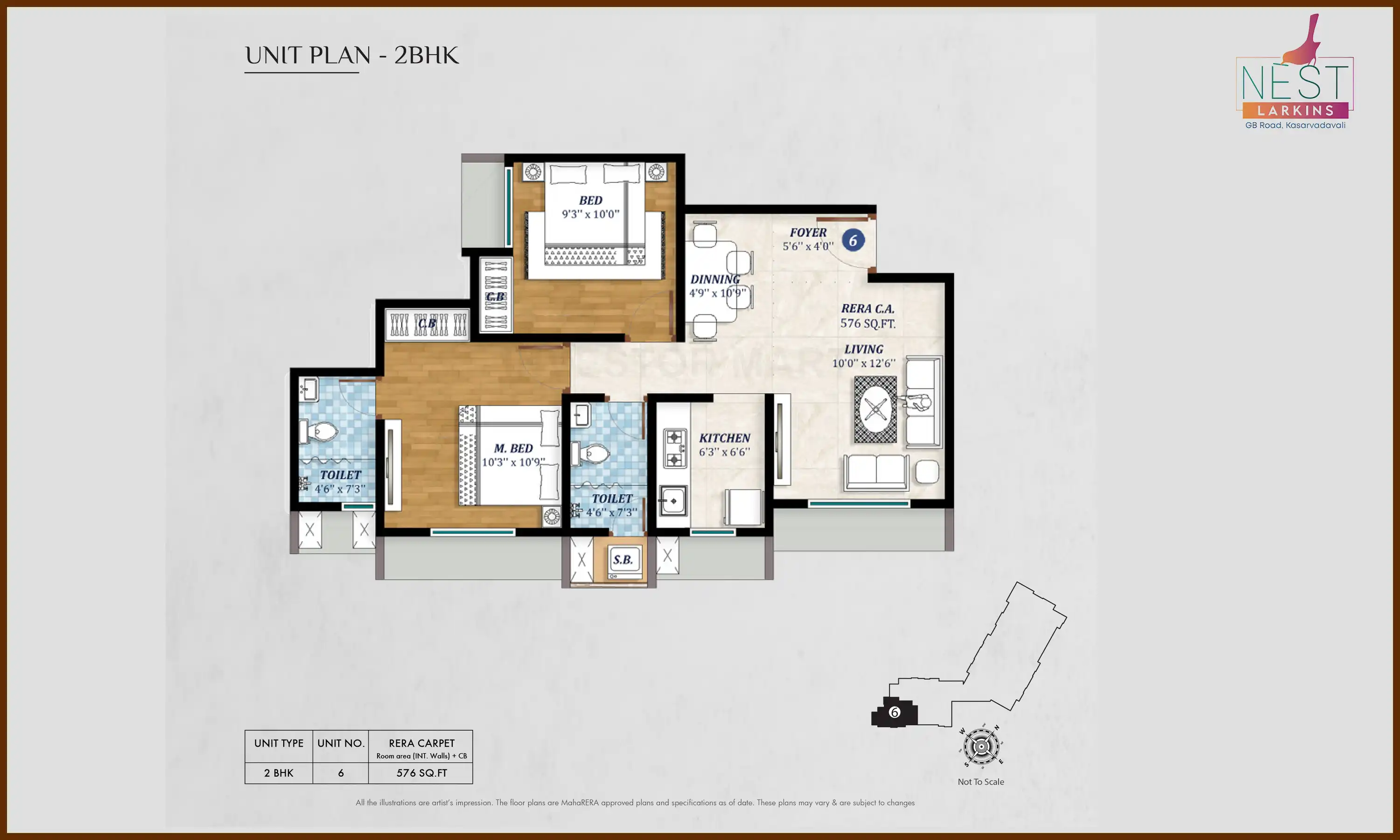 576 Sqft