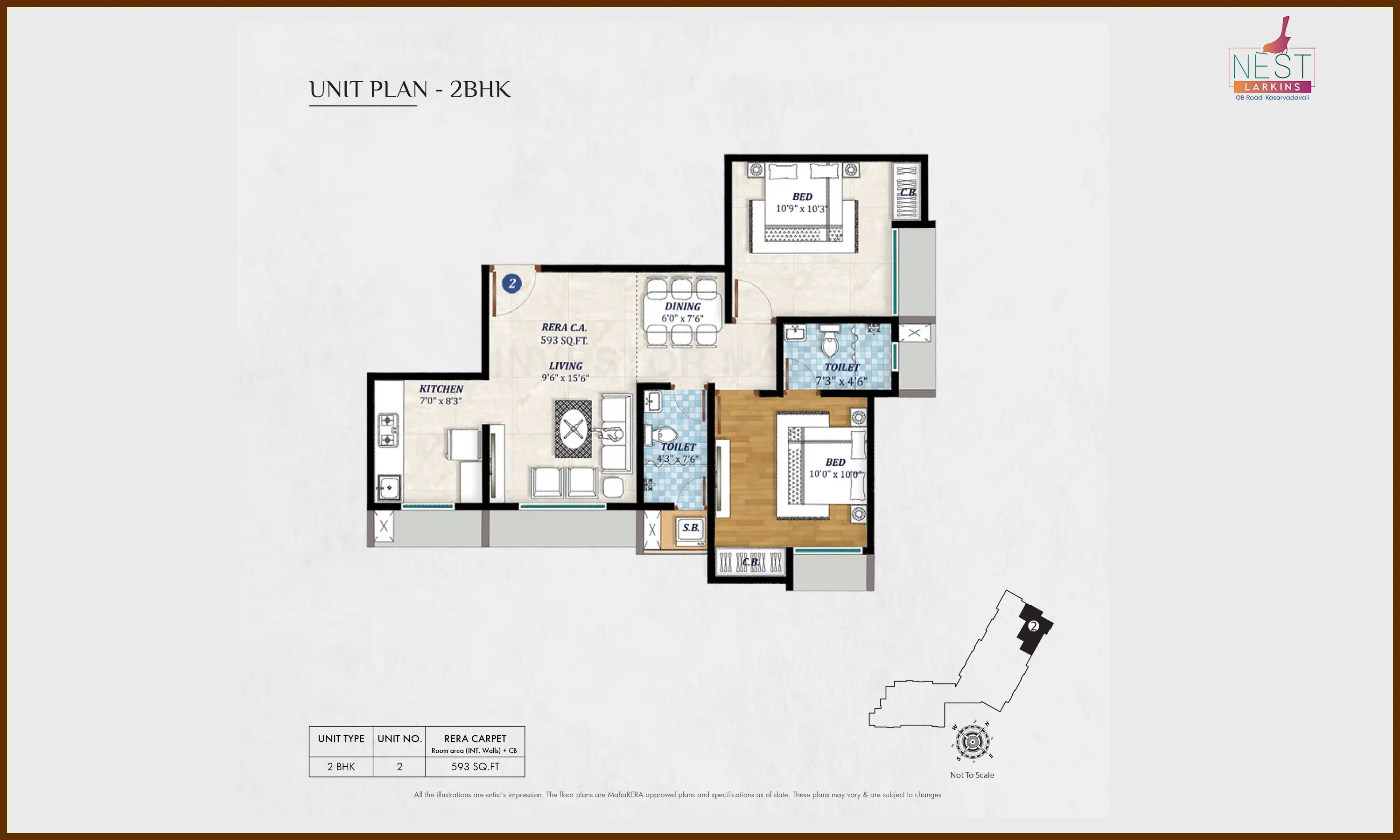 593 Sqft