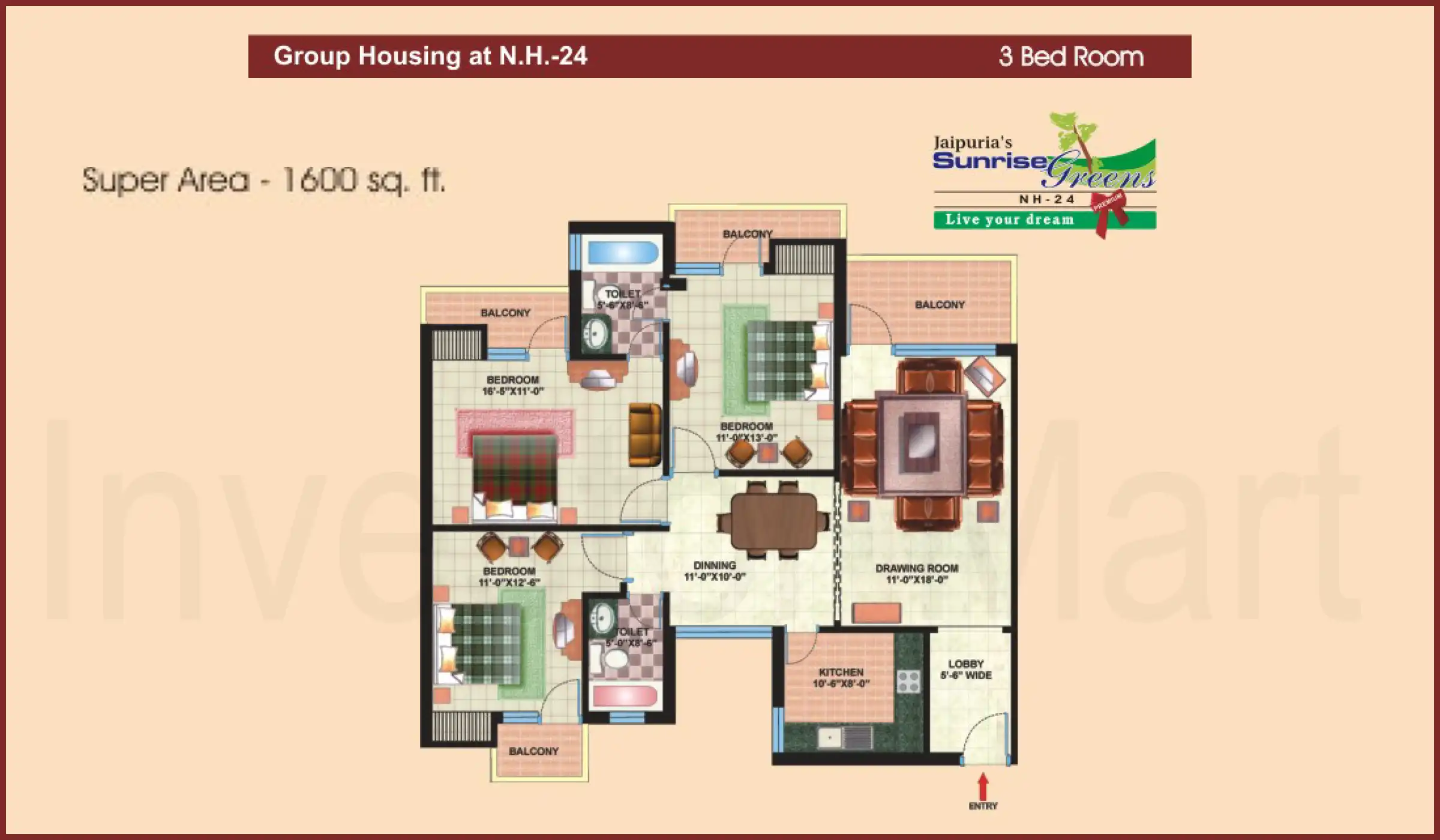 1600 Sqft