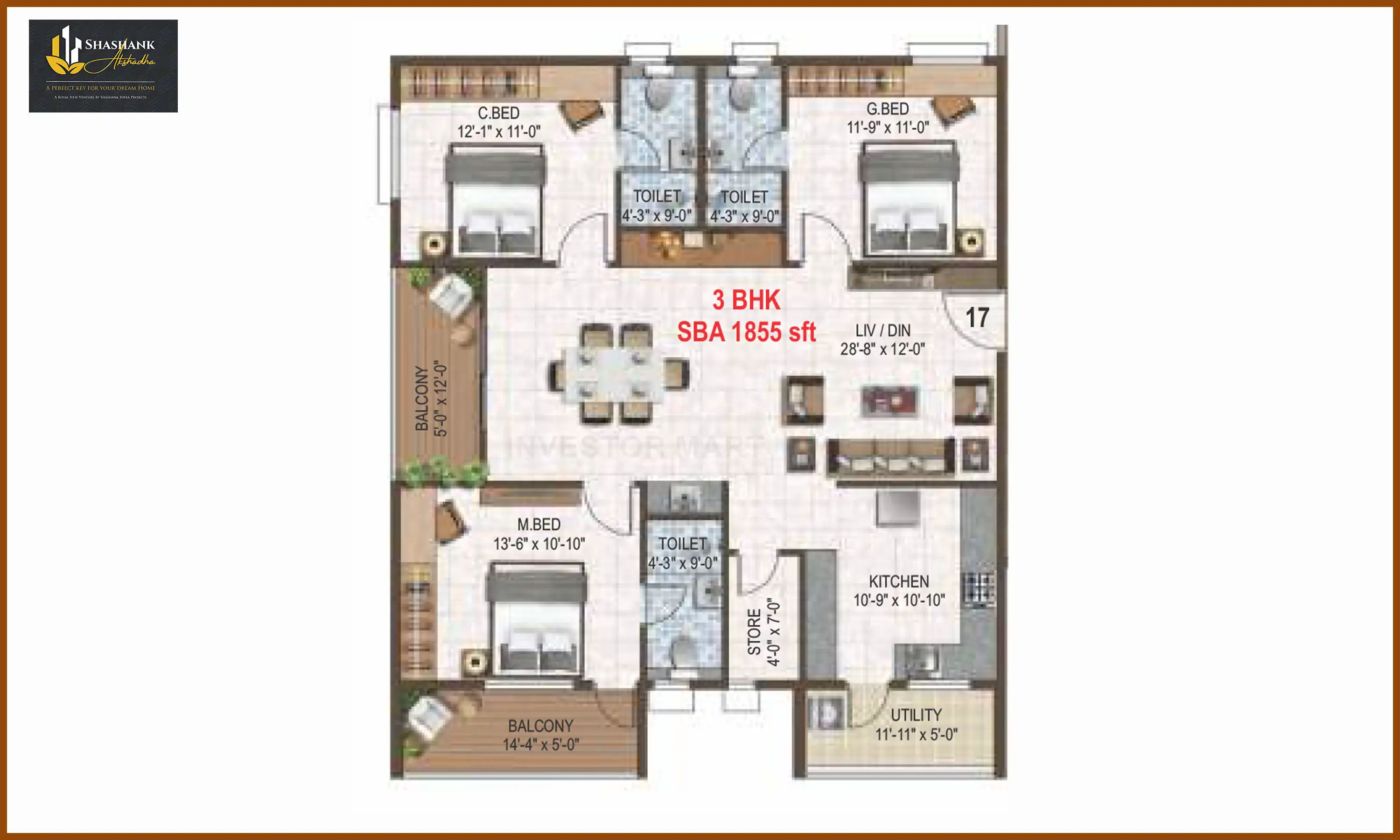 1855 Sqft