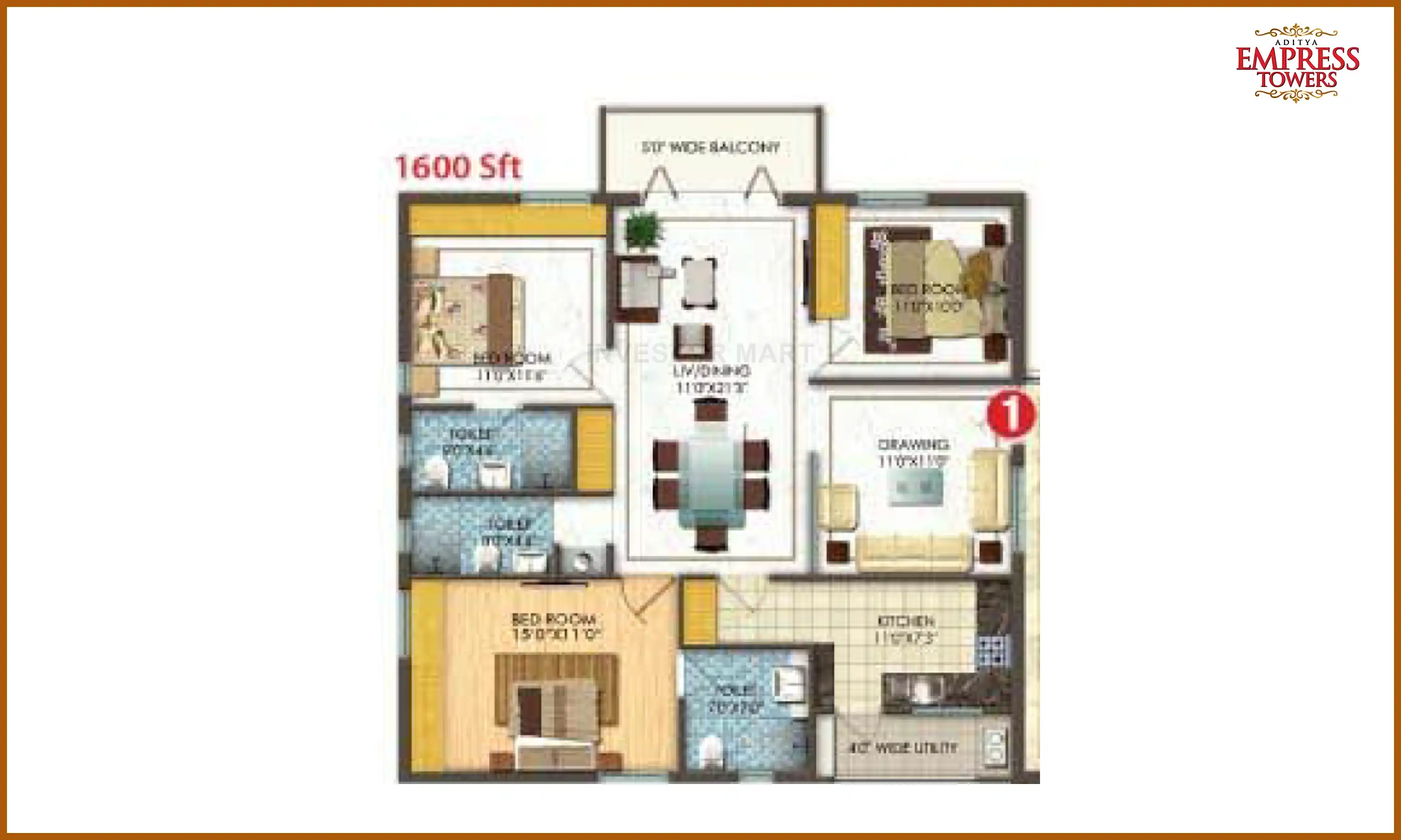 1600 Sqft