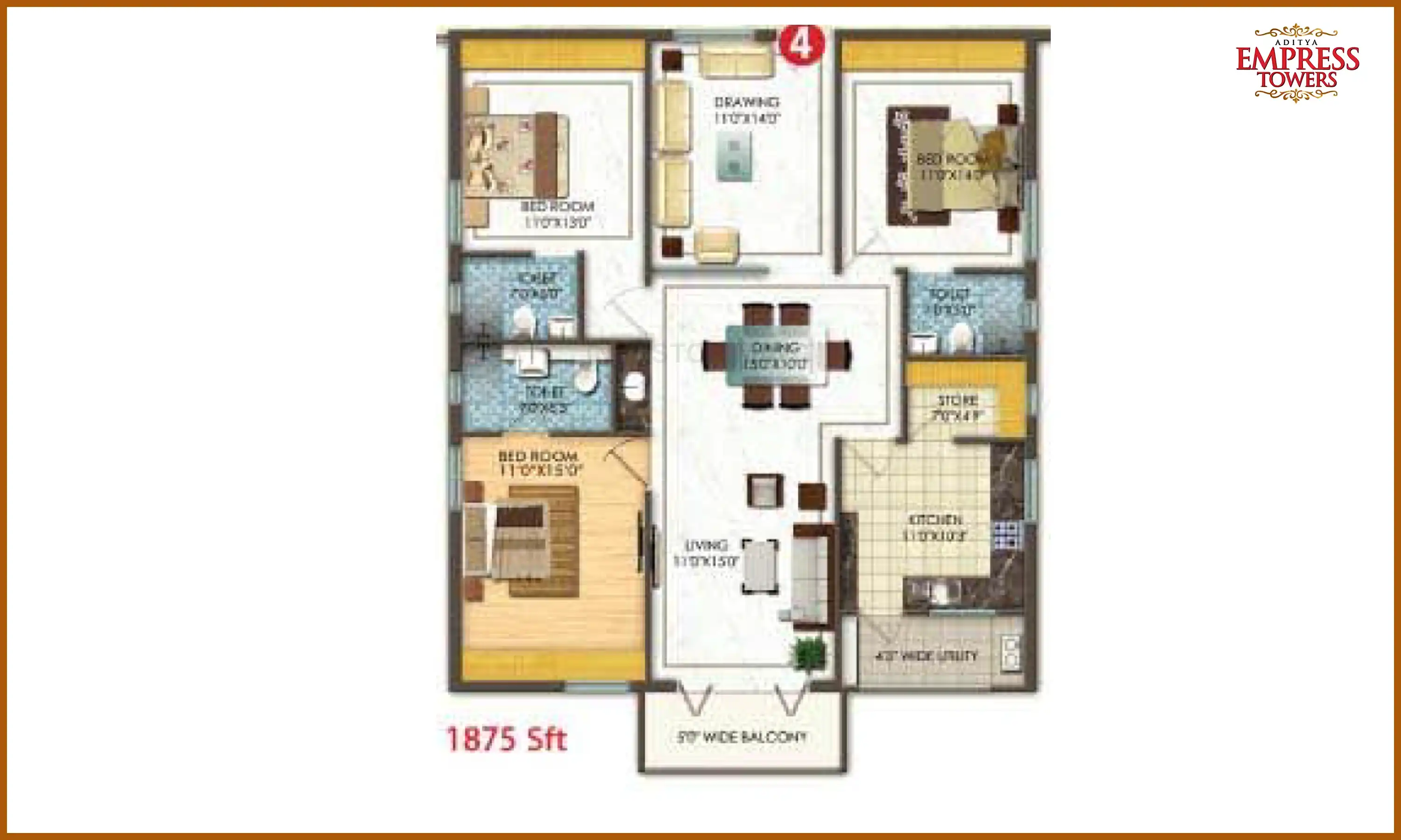 1875 Sqft