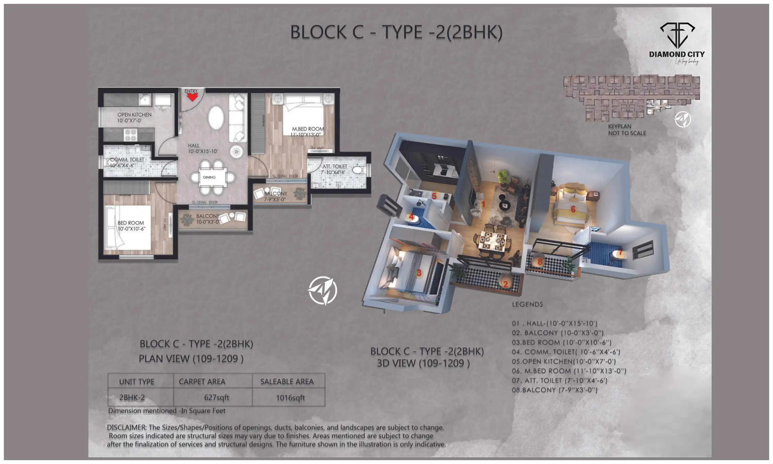 1016 Sqft