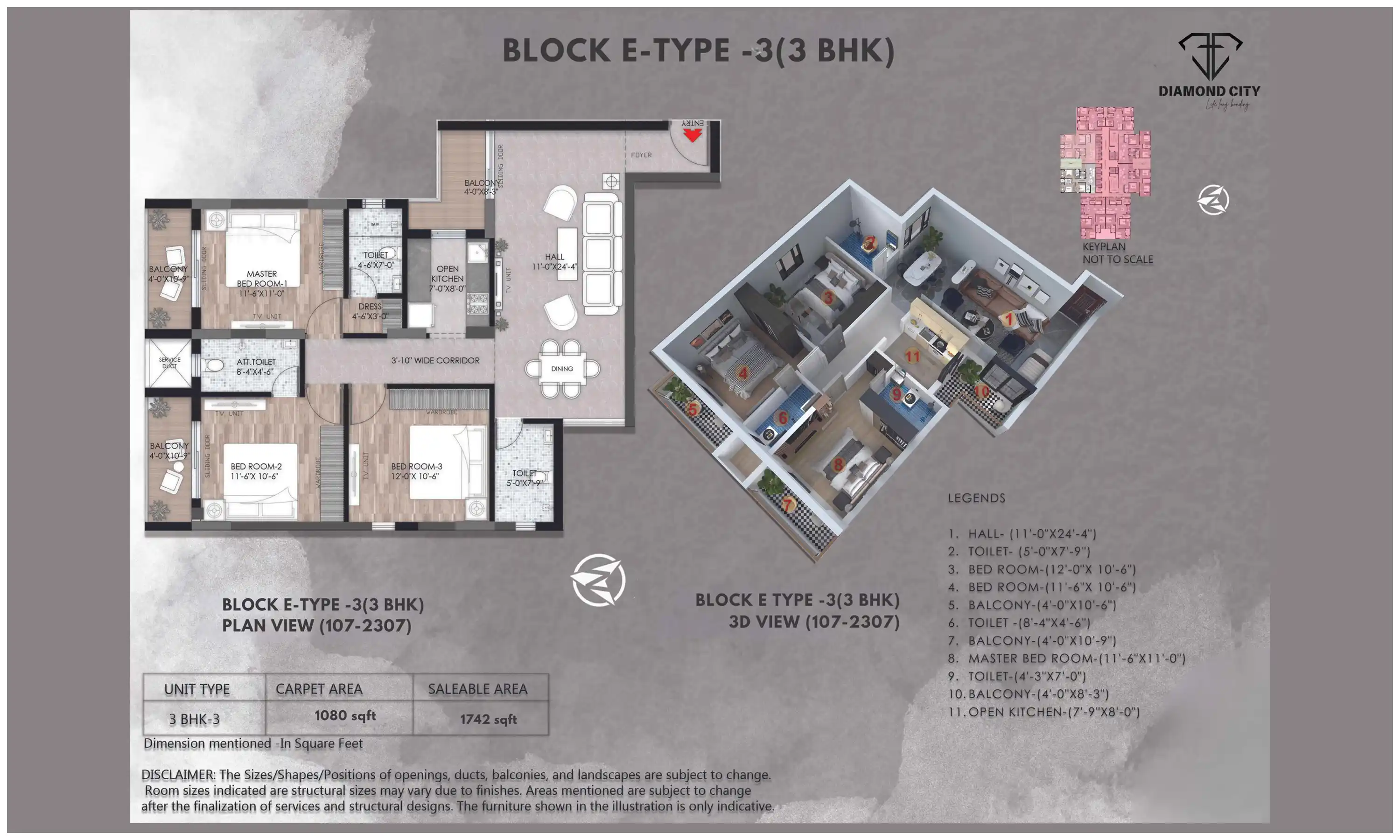 1742 Sqft