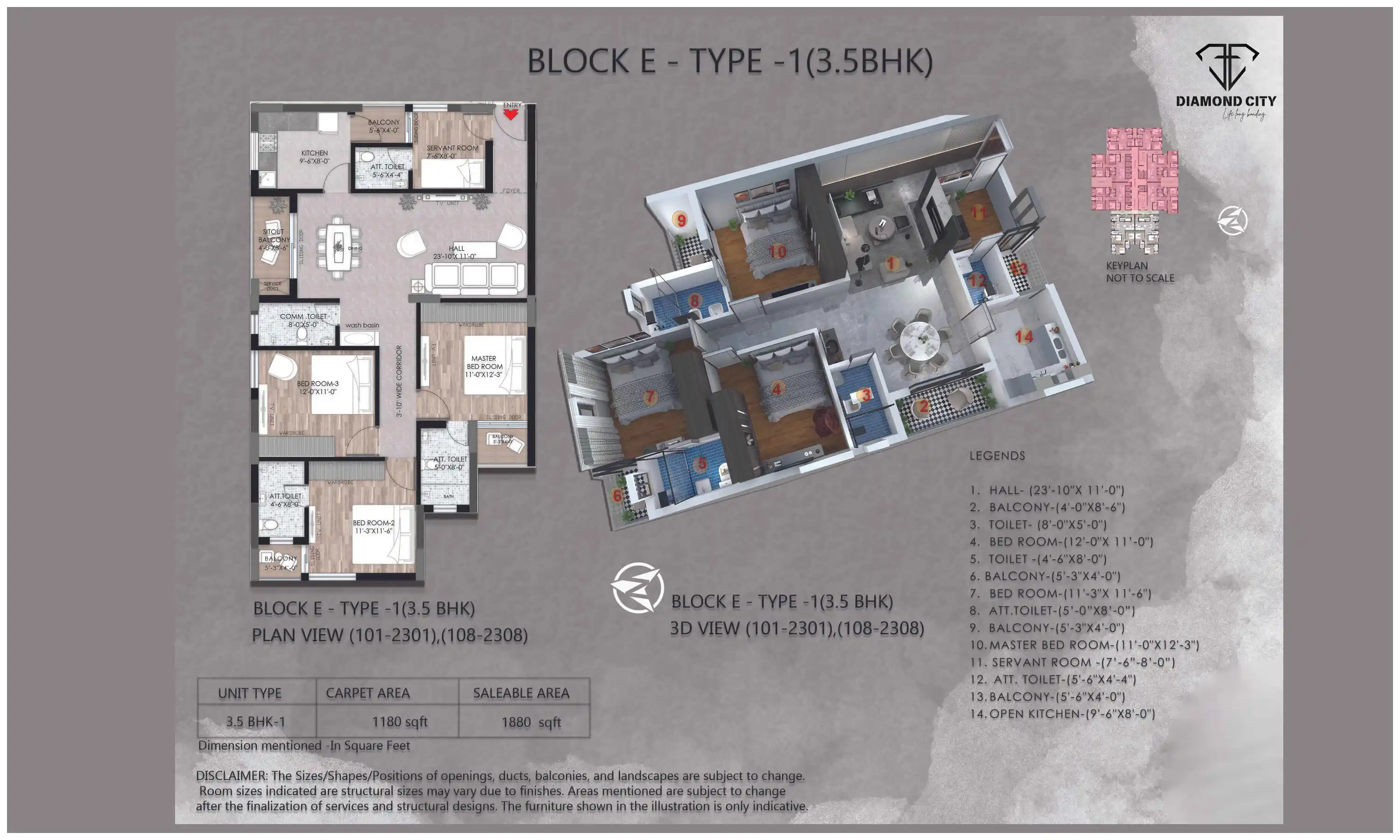 1880 Sqft