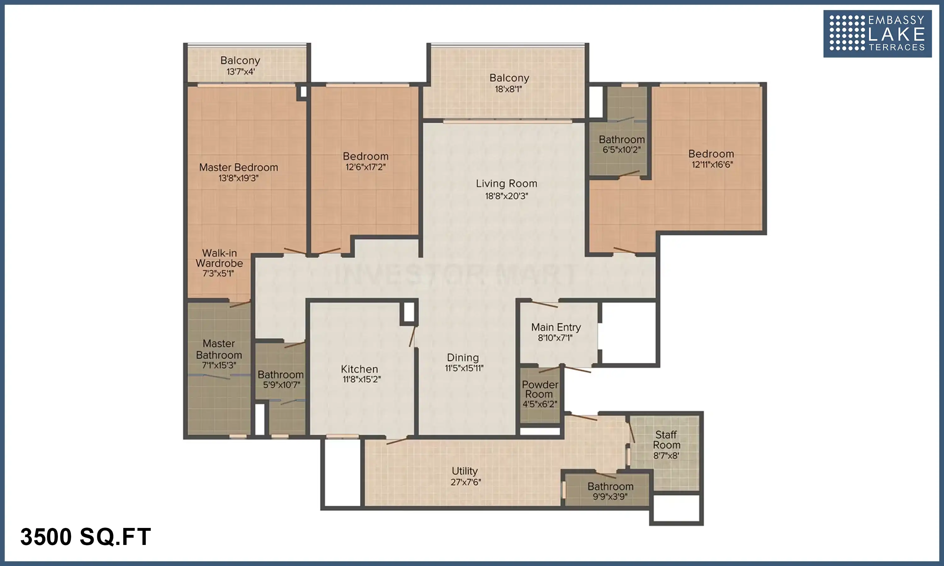 3500 Sqft
