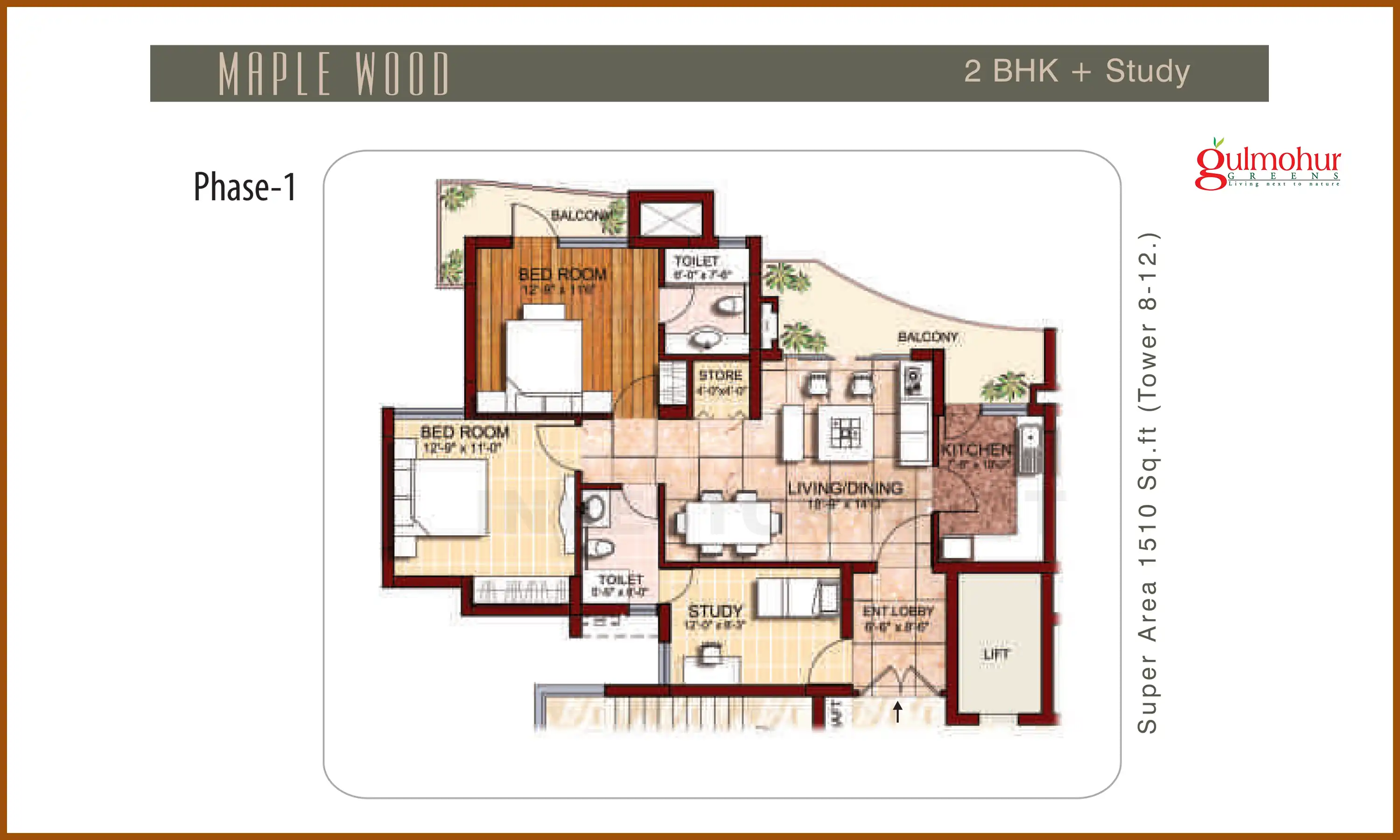 1510 Sqft
