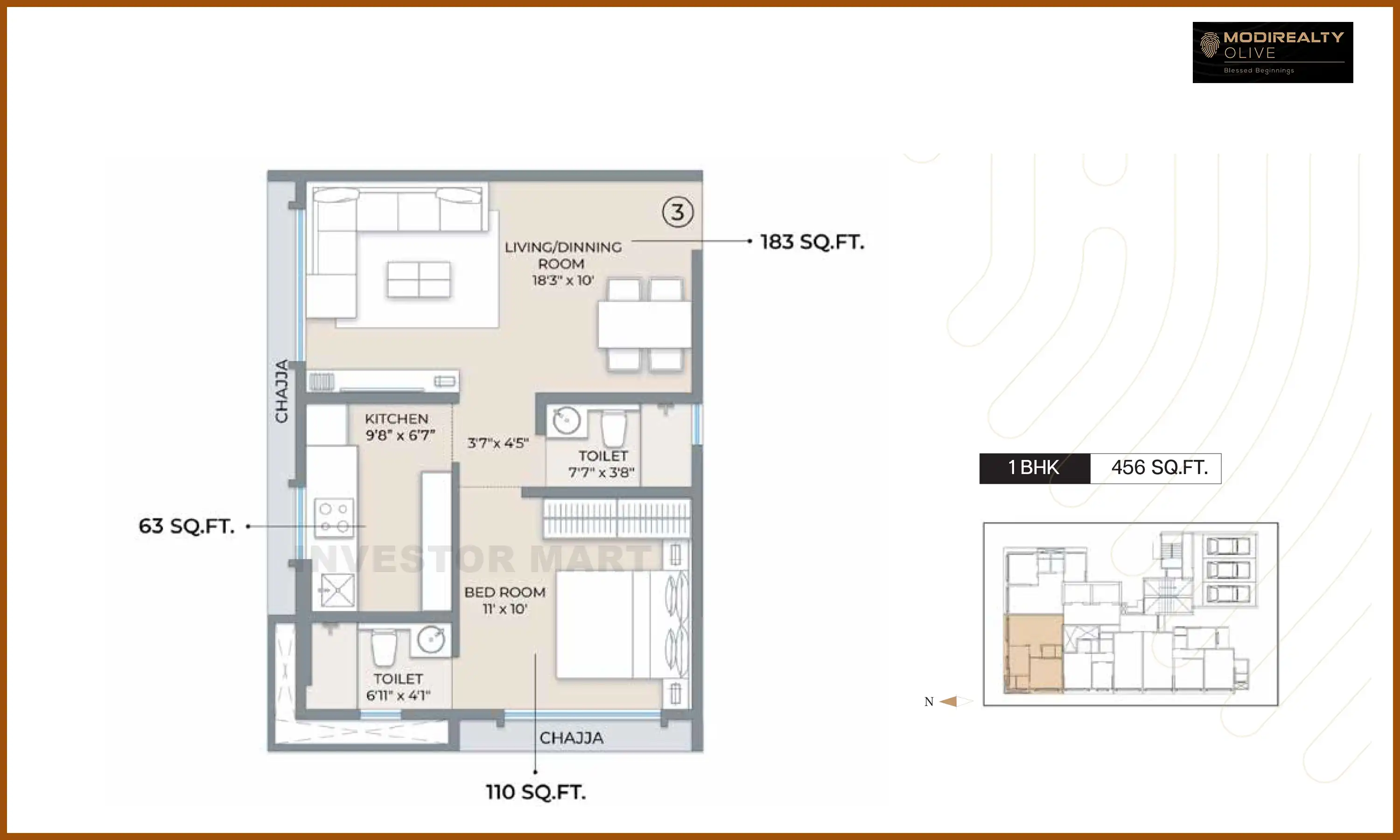456 Sqft