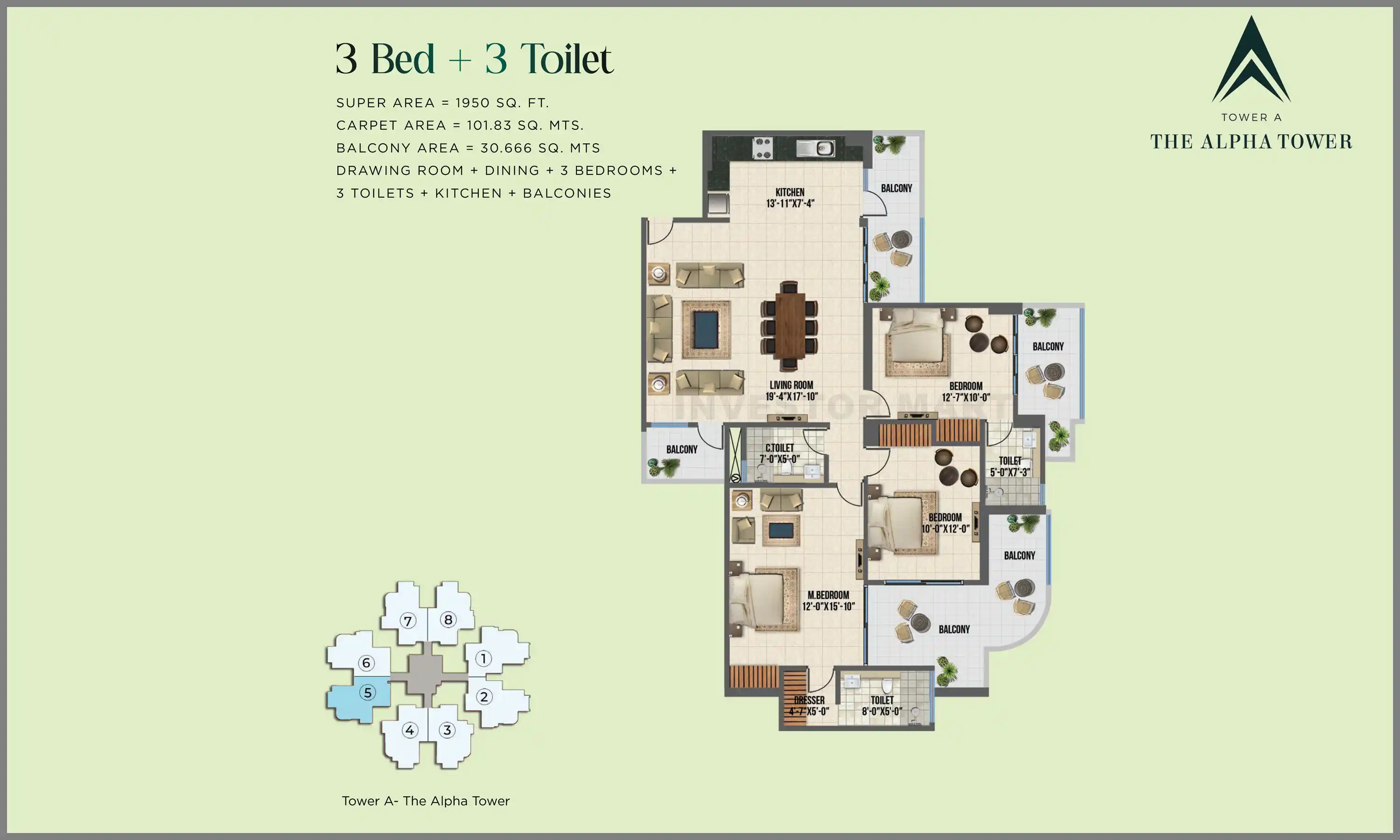 1950 Sqft