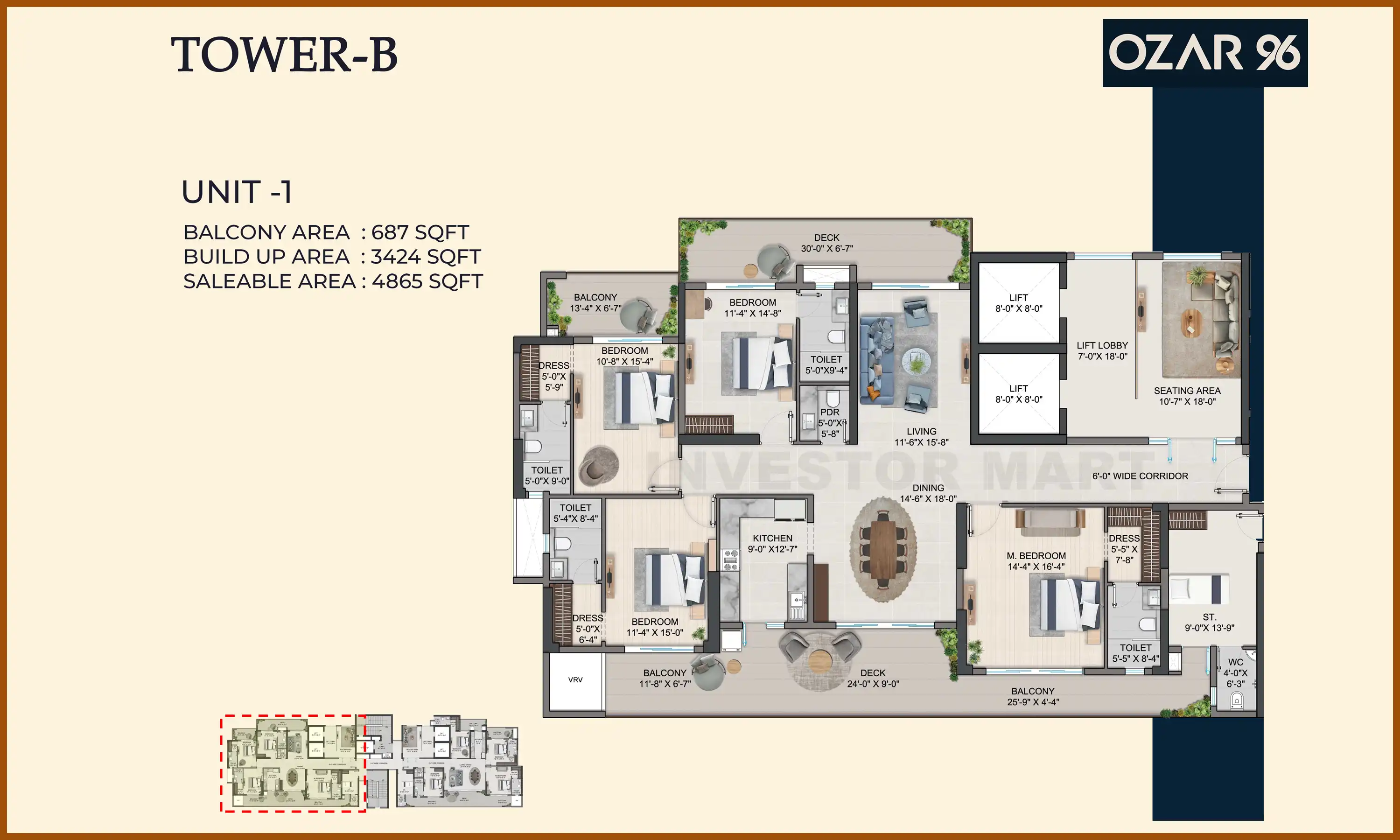 4865 Sqft