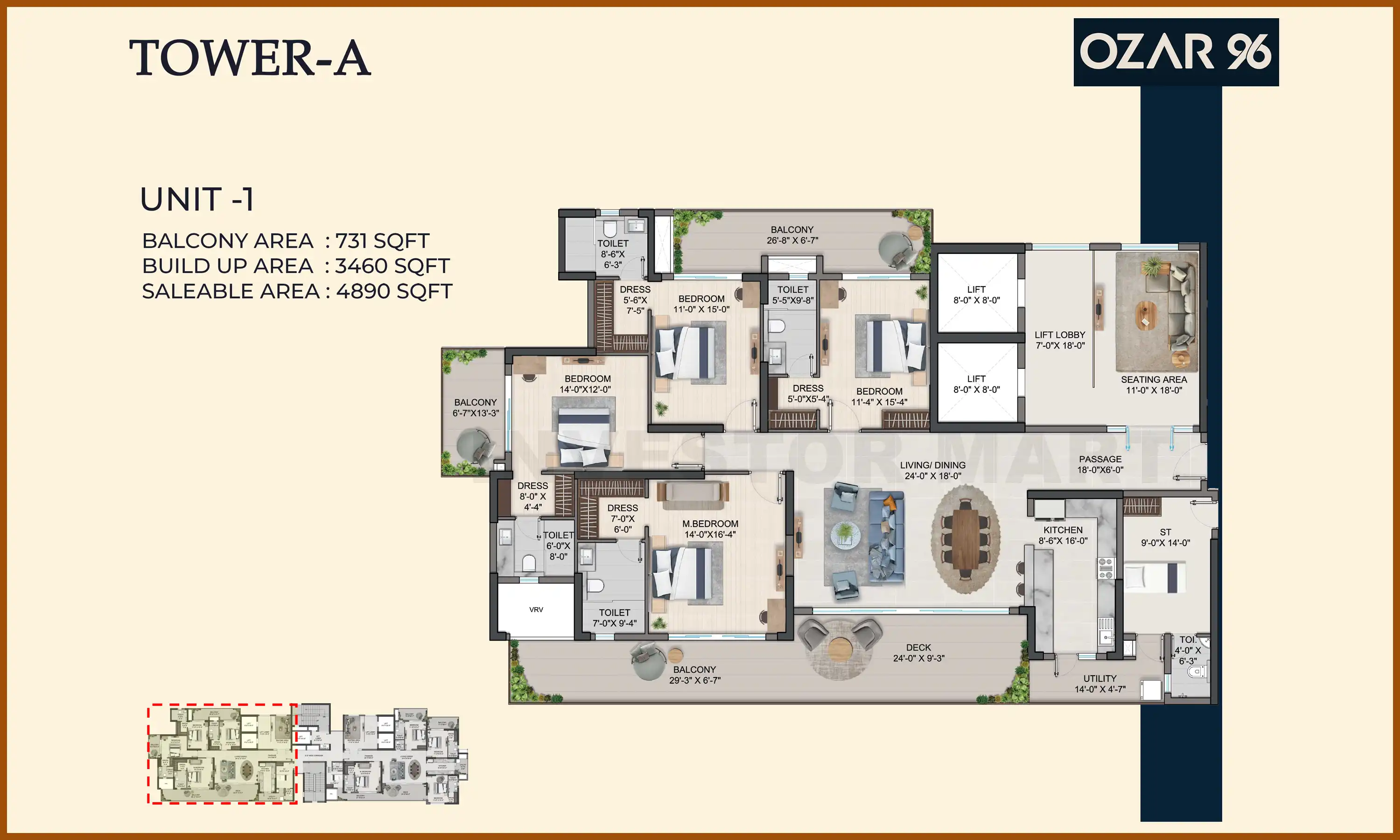 4890 Sqft