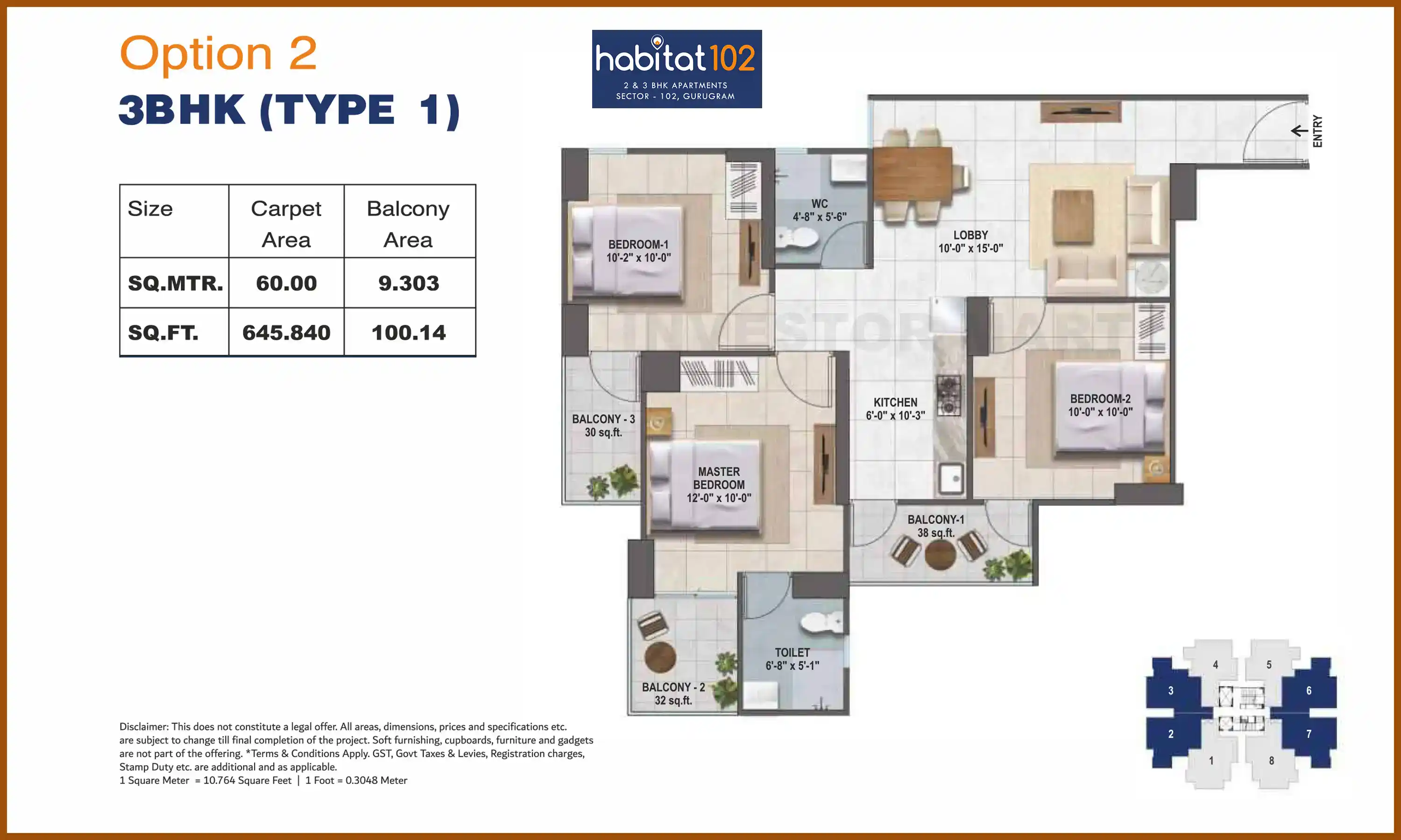 646 Sqft