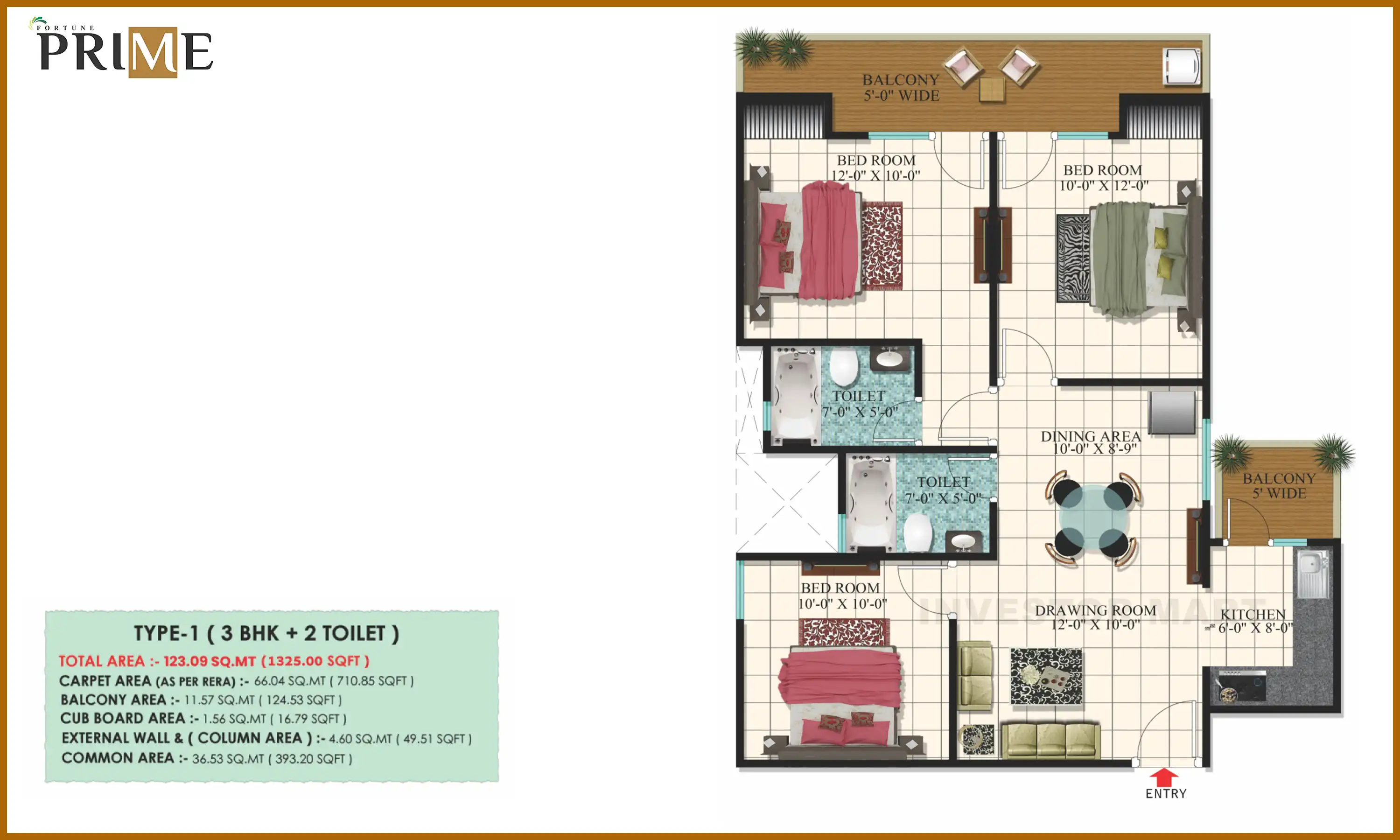 1325 Sqft