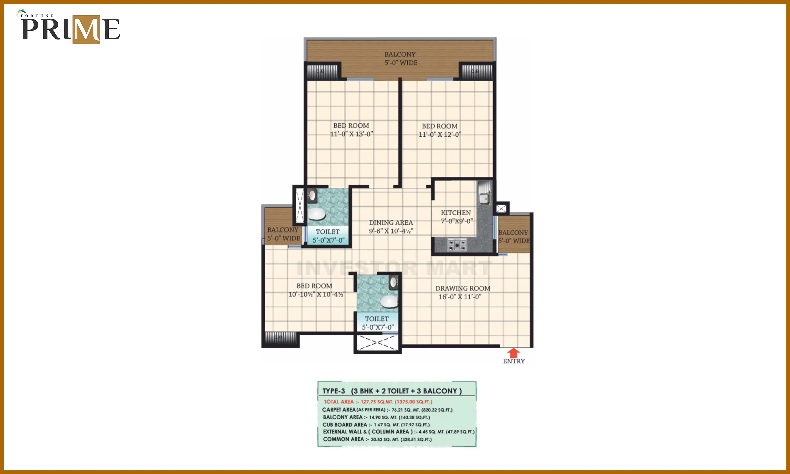 1375 Sqft