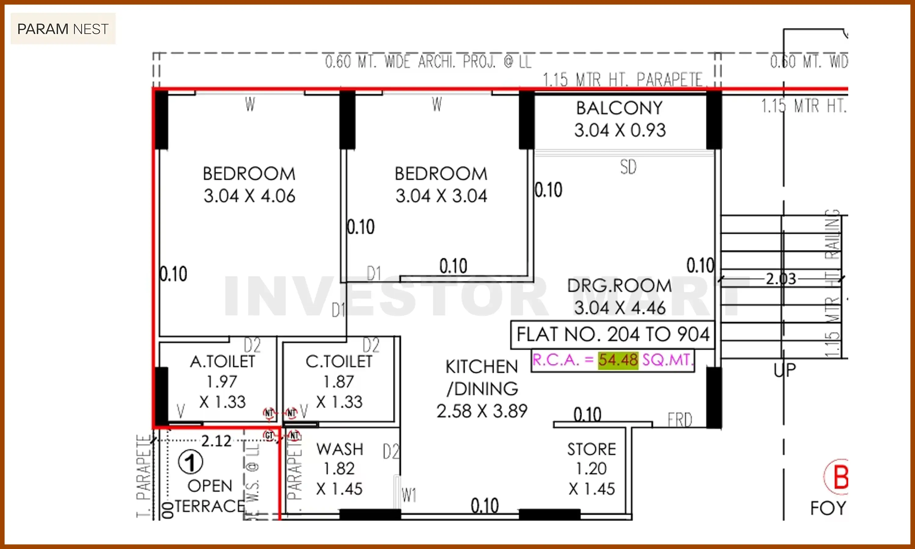 54 Sqft